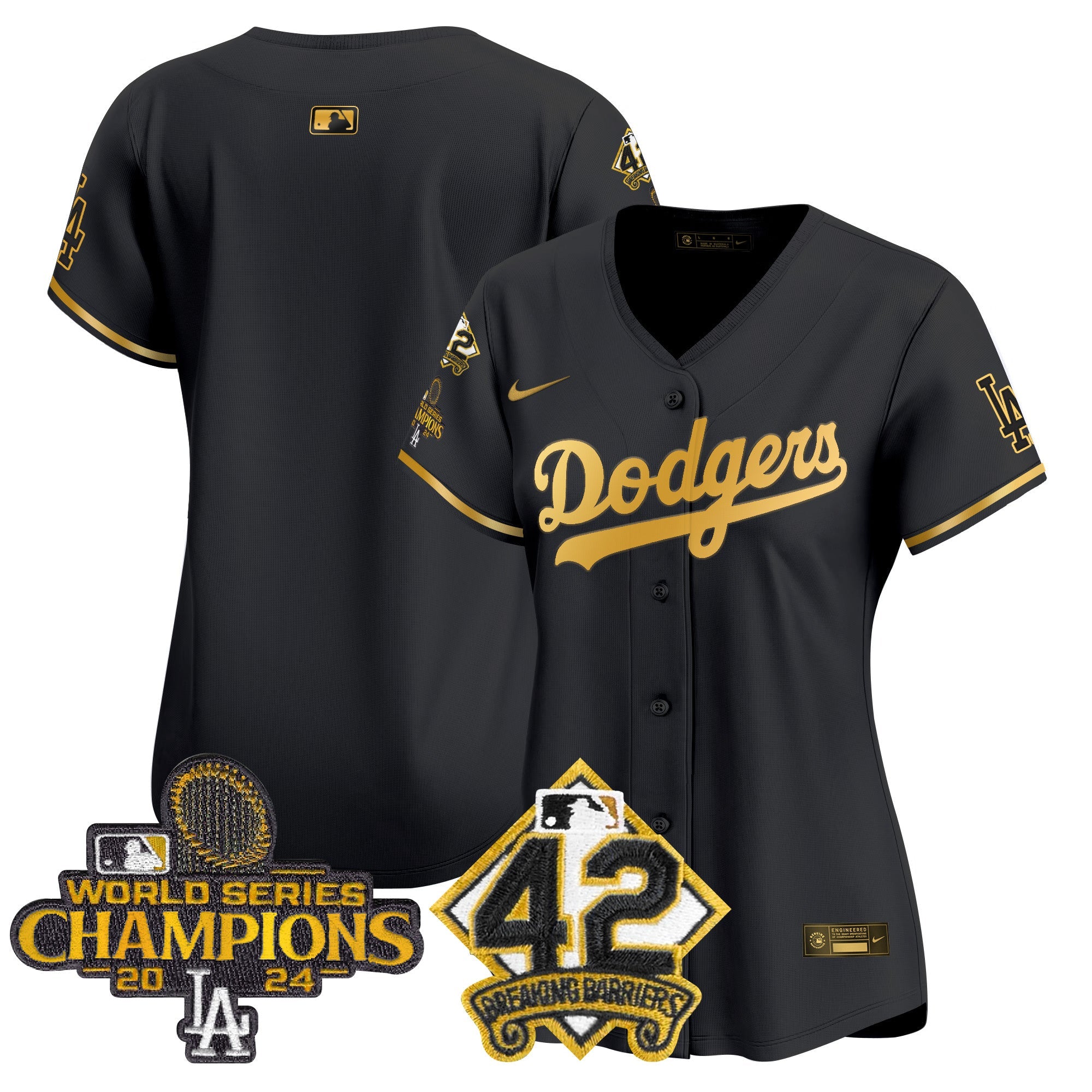 Women’s 2024 World Series Champions & Jackie Robinson Patch Vapor Premier Limited Jersey