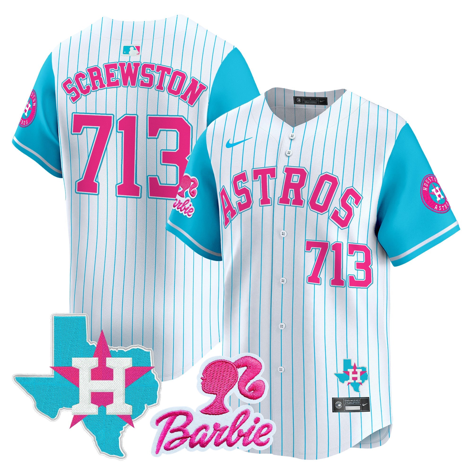 Unisex Barbie Patch Vapor Premier Limited Jersey