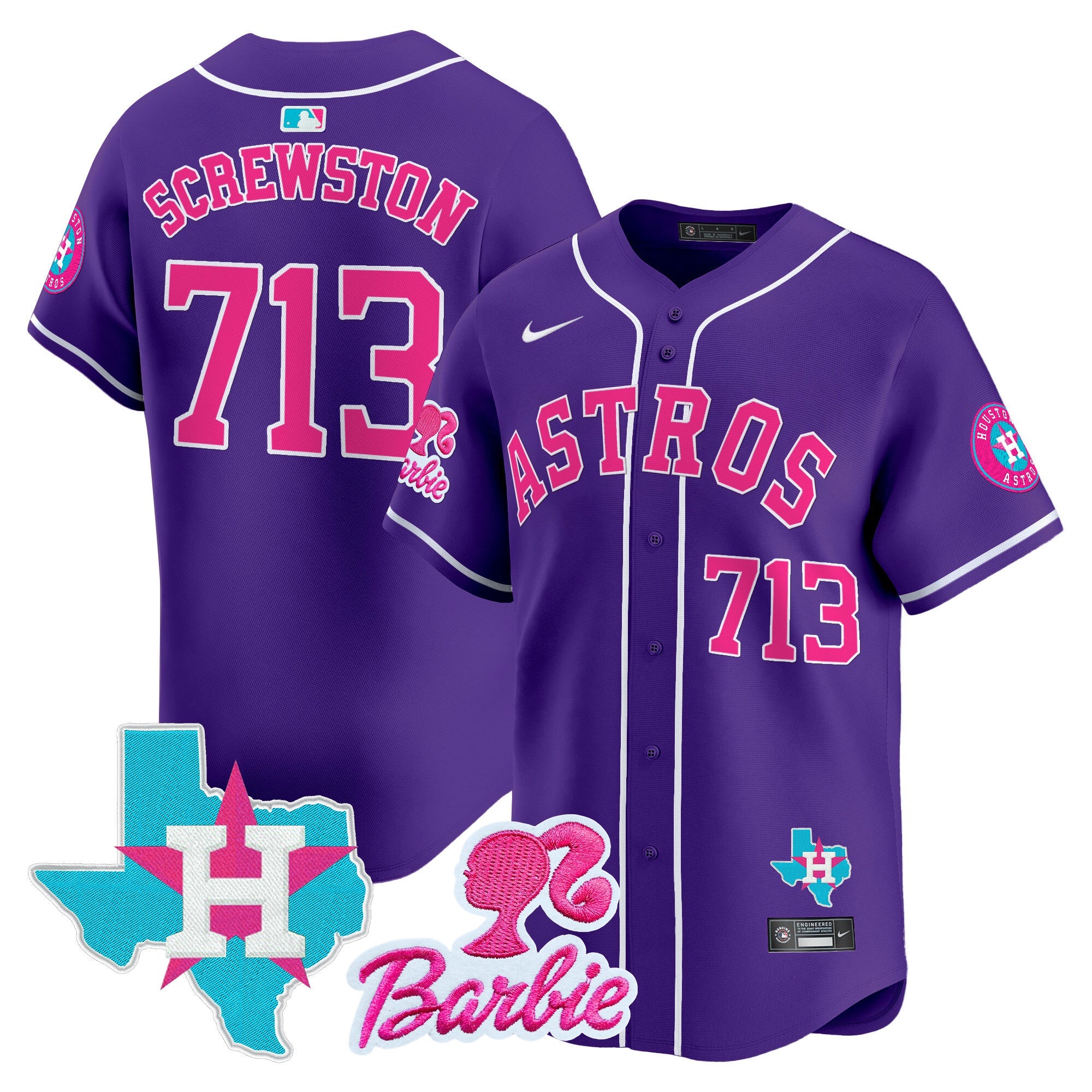 Unisex Barbie Patch Vapor Premier Limited Jersey