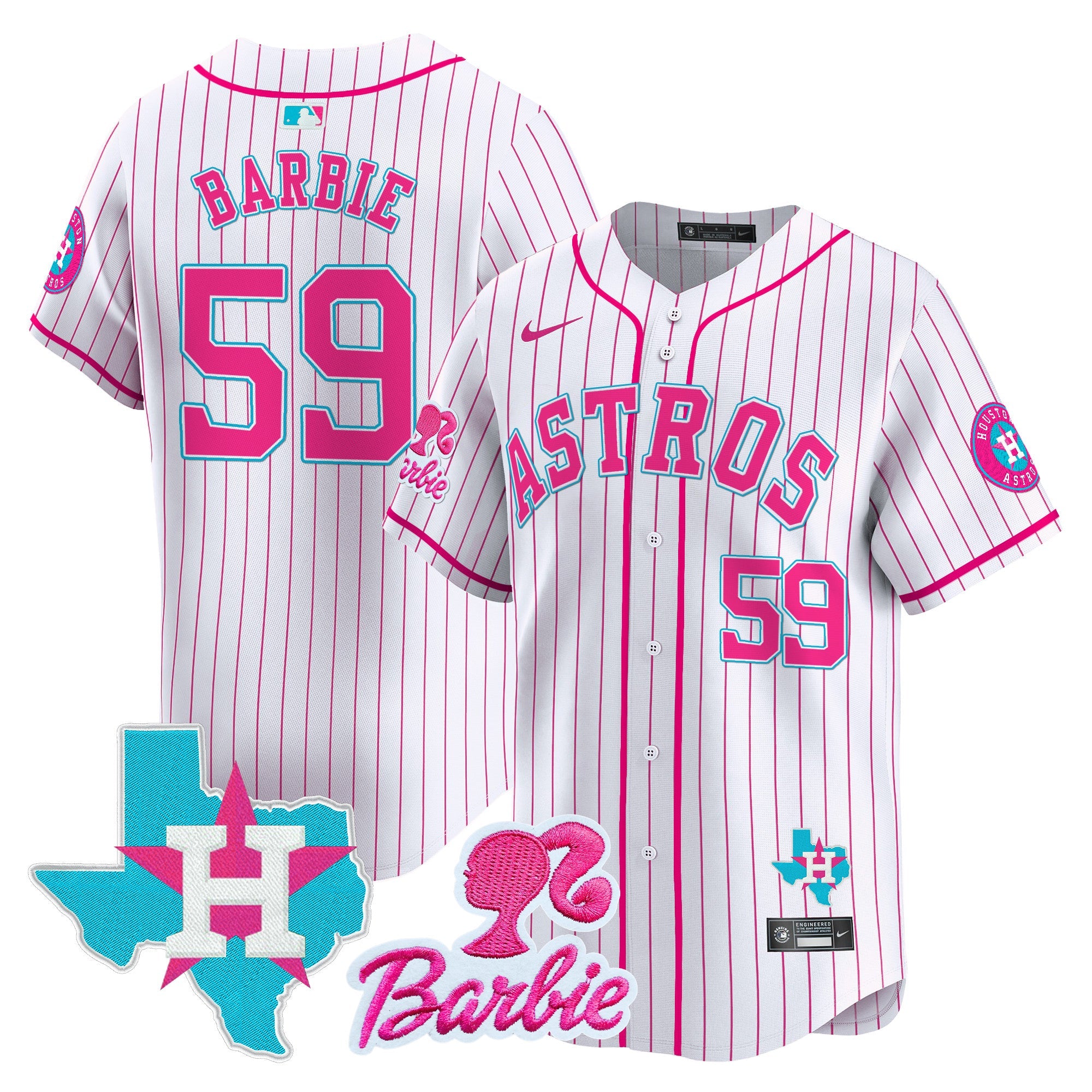 Unisex Barbie Patch Vapor Premier Limited Jersey