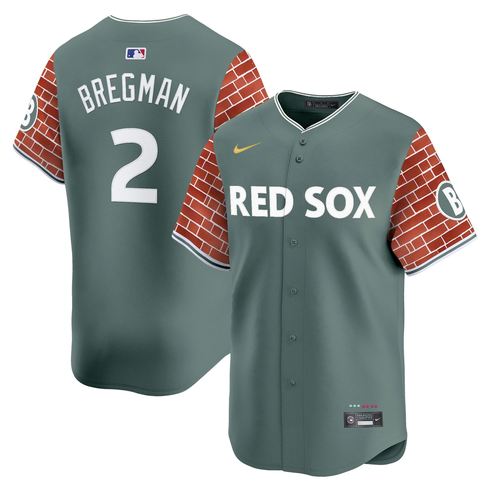 Men’s Boston 2025 Fenway Red Brick Style Vapor Premier Limited Jersey – Stitched