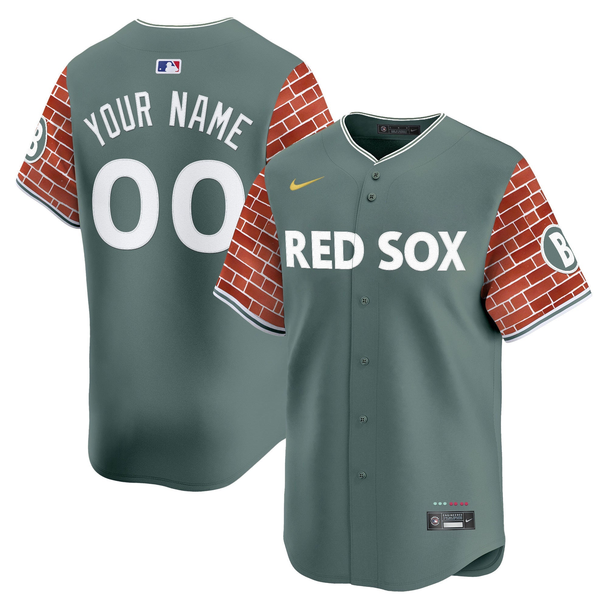 Boston 2025 Fenway Red Brick Style Vapor Premier Limited Custom Jersey – Stitched