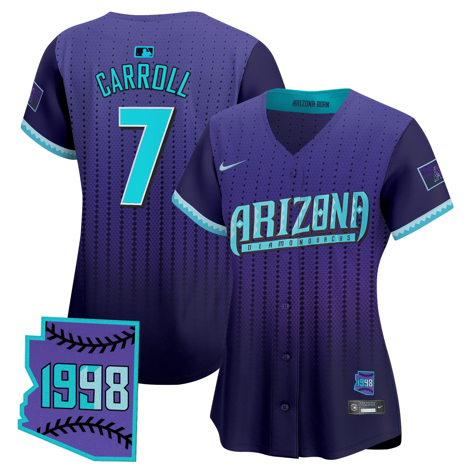 Women’s Arizona 2025 City Connect Vapor Premier Limited Jersey – Stitched