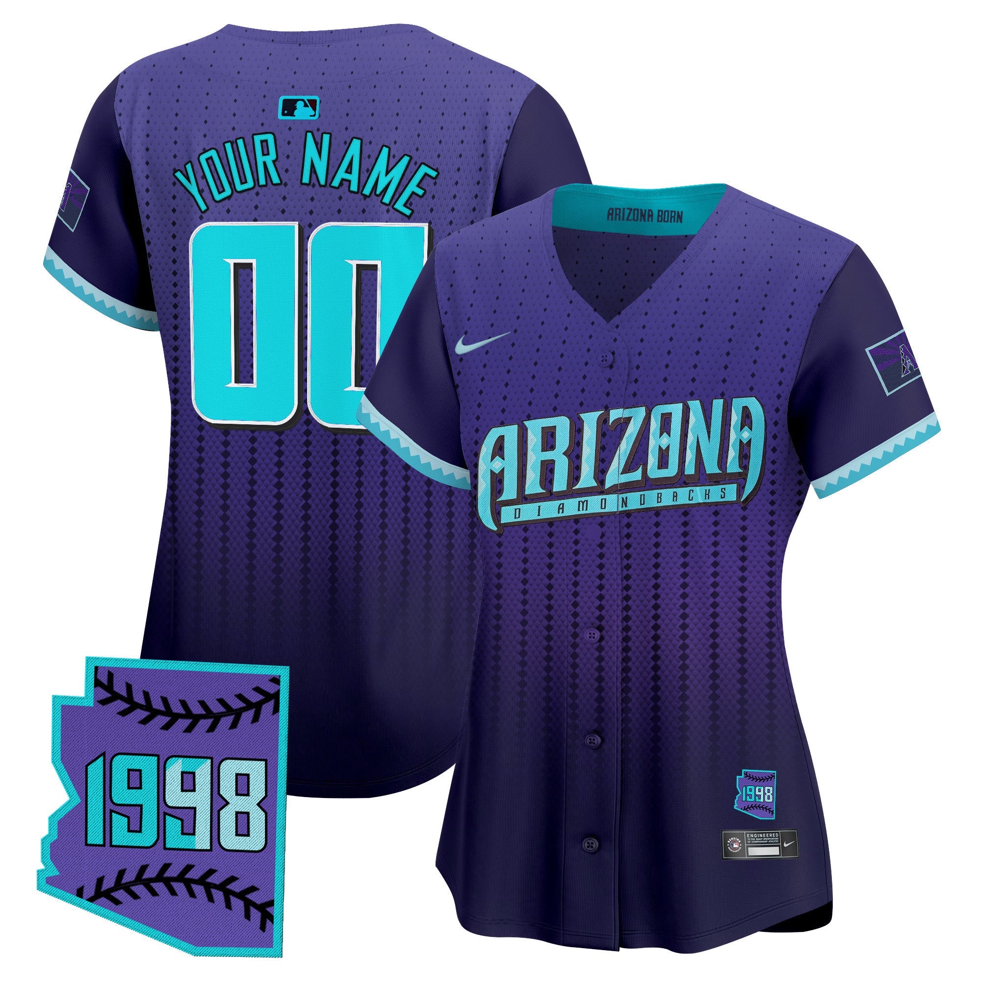 Arizona 2025 City Connect Vapor Premier Limited Custom Jersey – Stitched