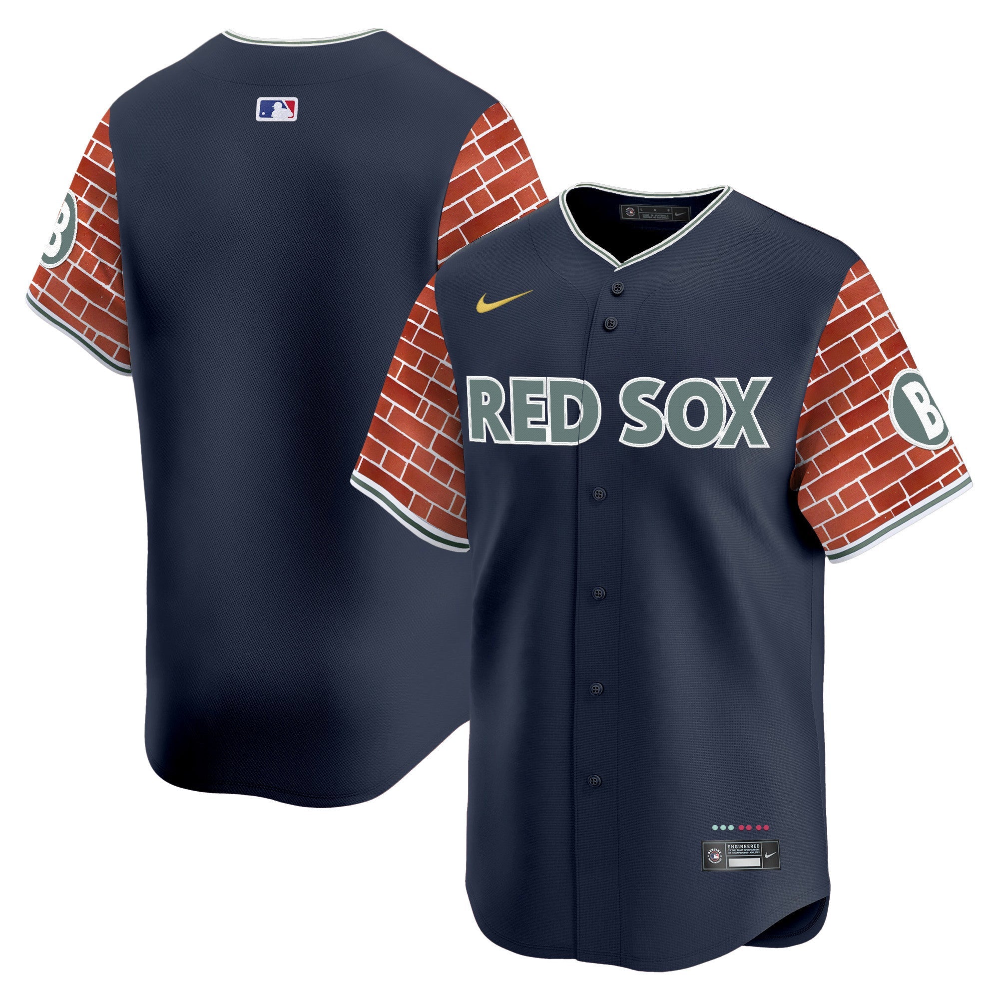 Men’s Boston 2025 Fenway Red Brick Style Vapor Premier Limited Jersey – Stitched