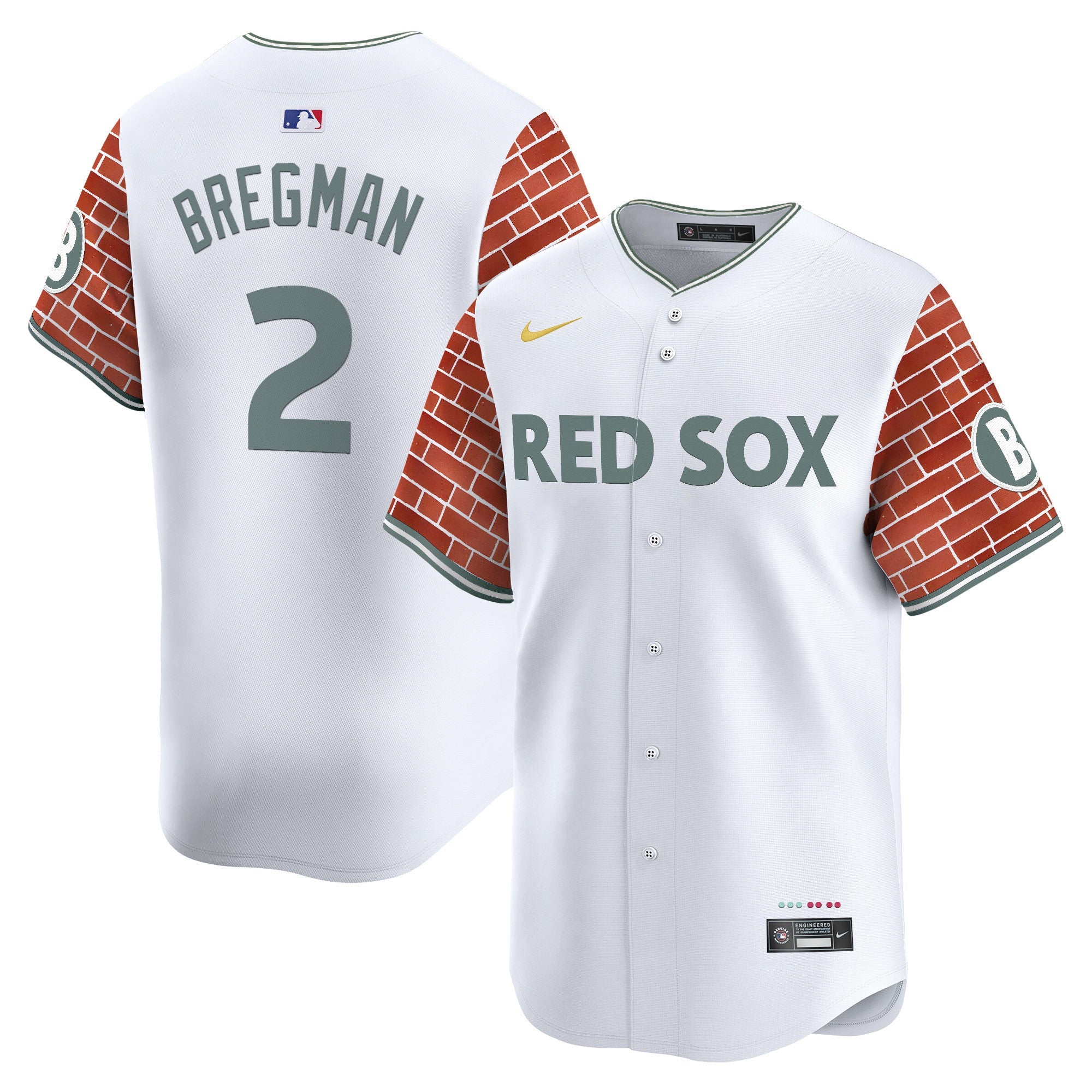 Men’s Boston 2025 Fenway Red Brick Style Vapor Premier Limited Jersey – Stitched