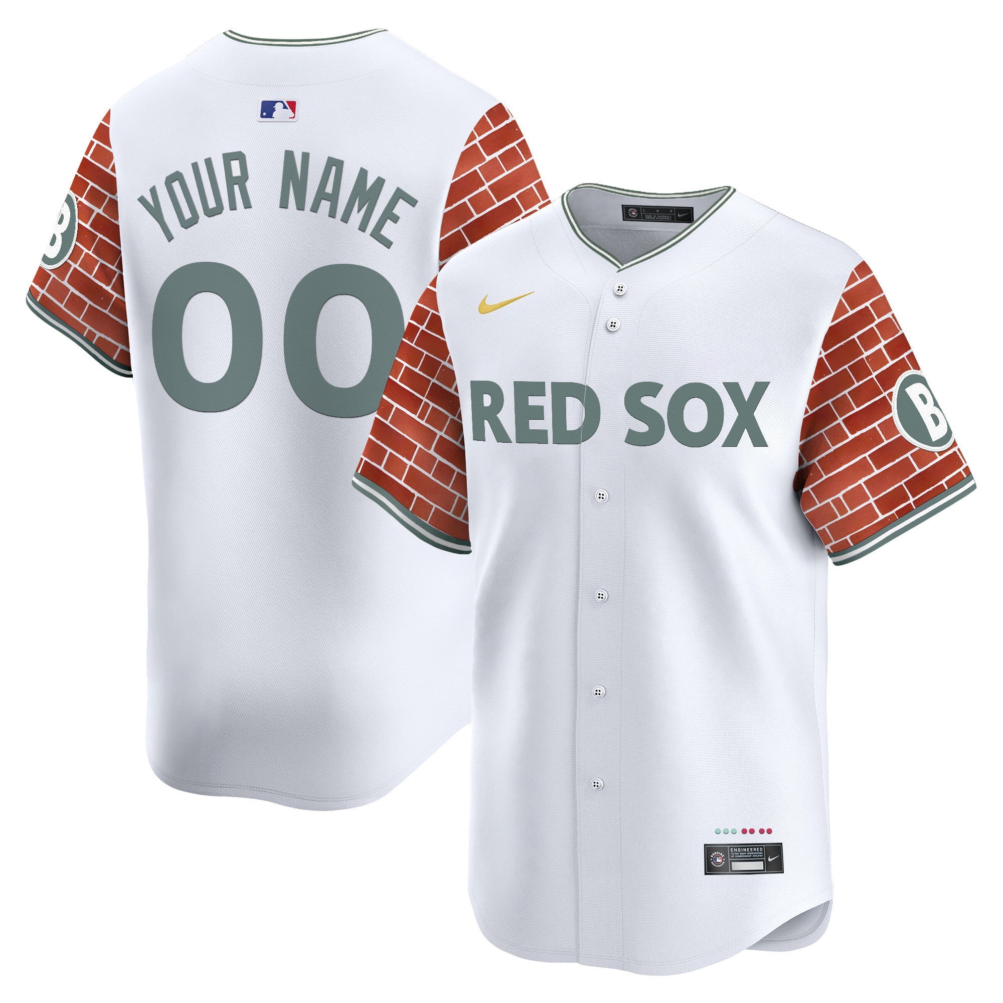 Boston 2025 Fenway Red Brick Style Vapor Premier Limited Custom Jersey – Stitched