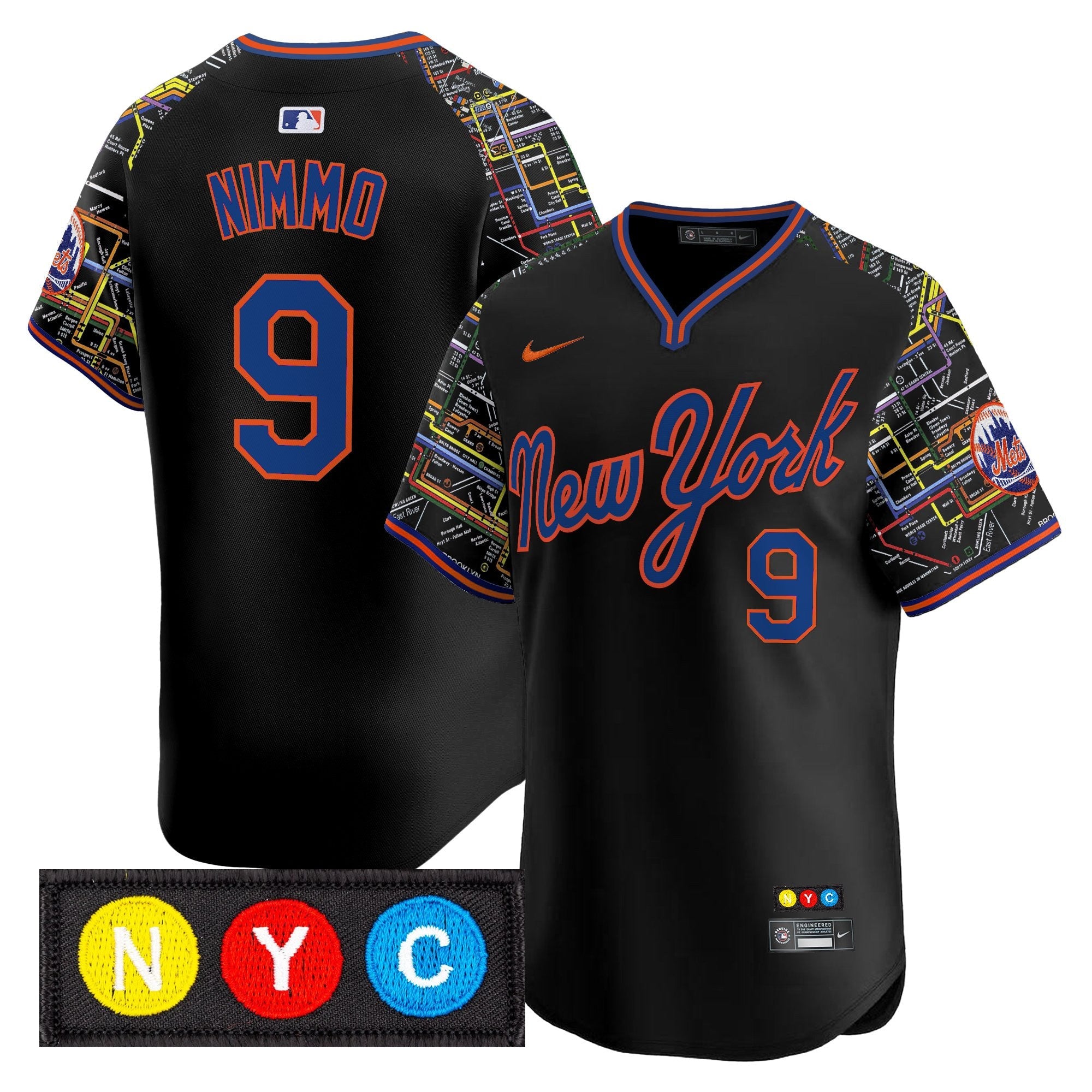 Men’s New York Subway Style Vapor Premier Limited Jersey – Stitched