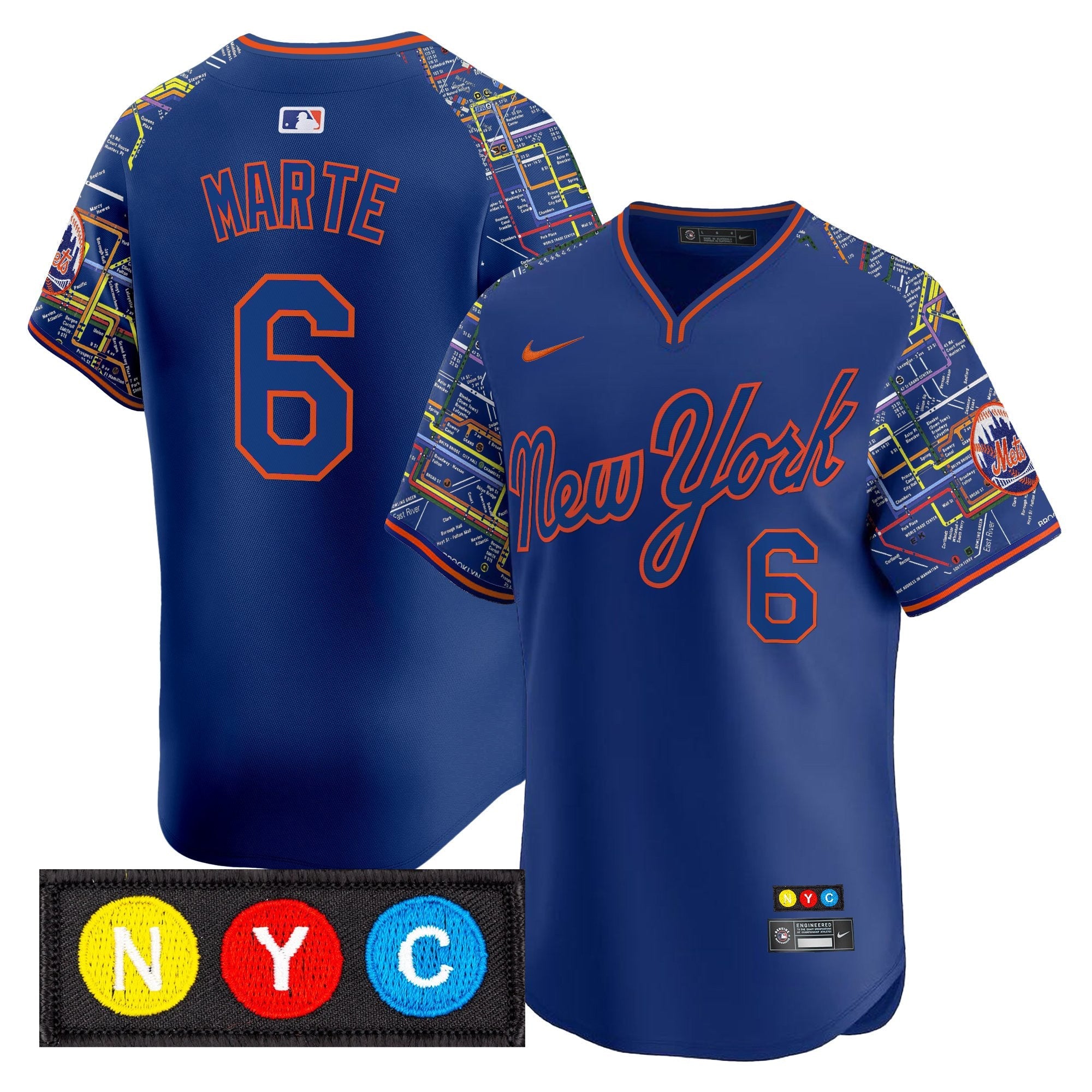 Men’s New York Subway Style Vapor Premier Limited Jersey – Stitched
