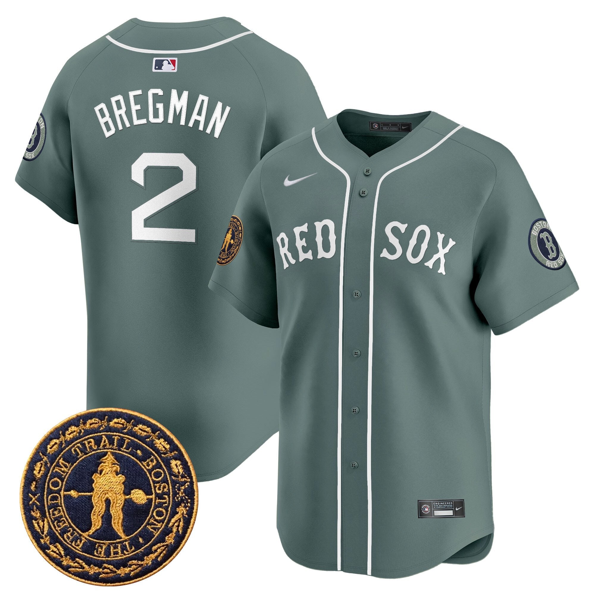Men’s Boston Freedom Trail Patch Vapor Premier Limited Jersey