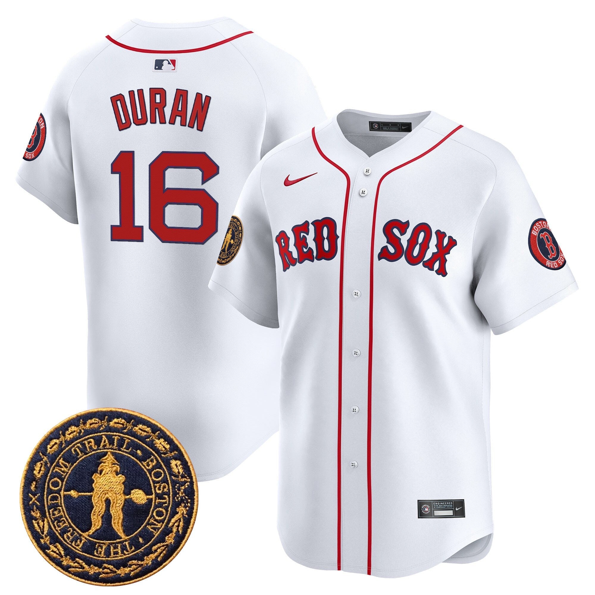 Men’s Boston Freedom Trail Patch Vapor Premier Limited Jersey