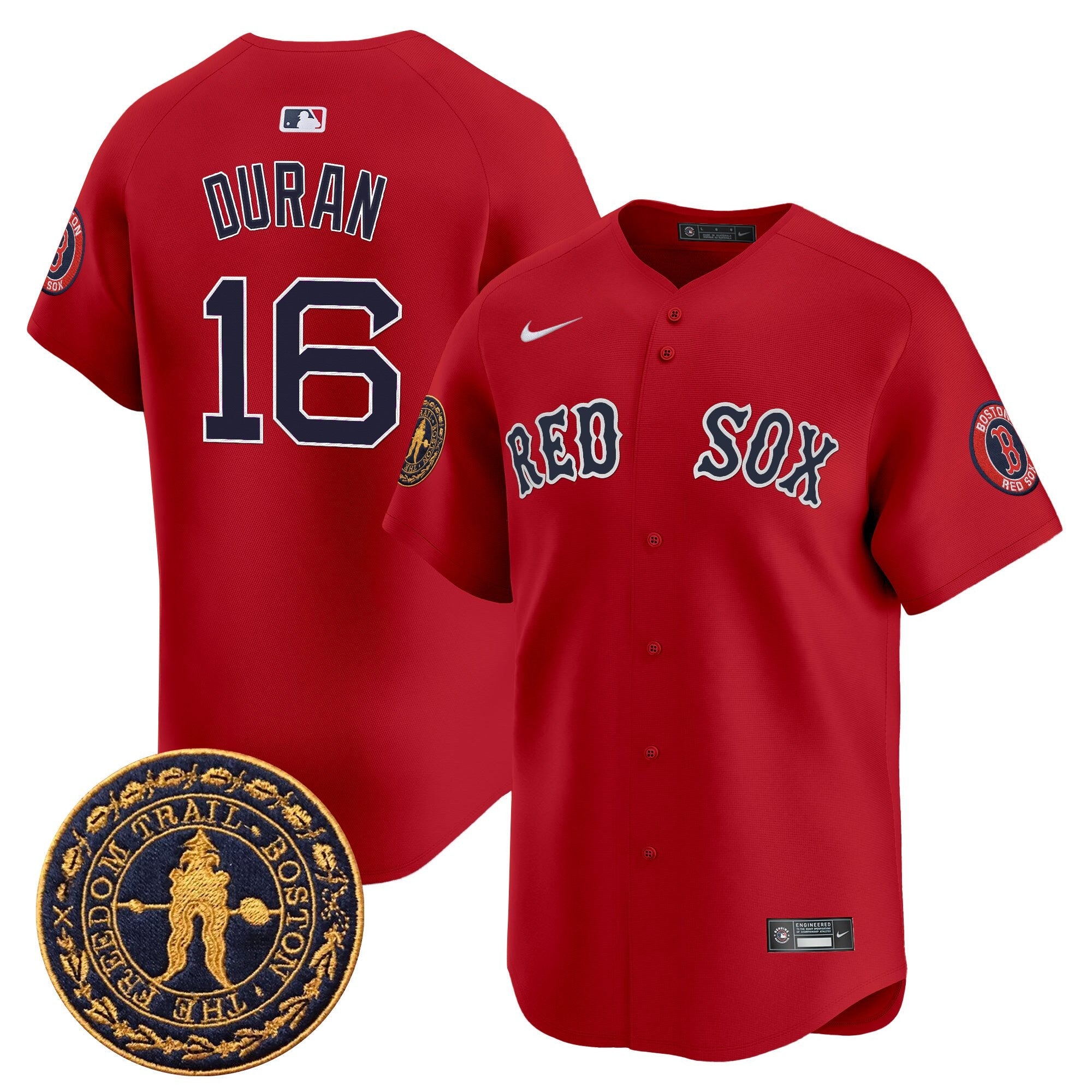 Men’s Boston Freedom Trail Patch Vapor Premier Limited Jersey