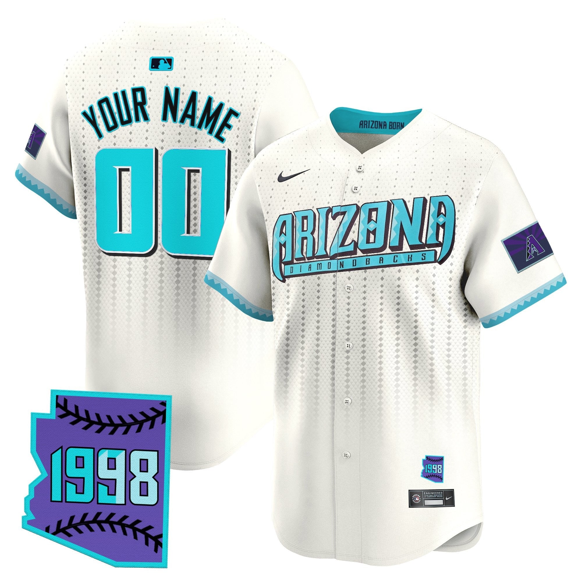 Arizona 2025 City Connect Vapor Premier Limited Custom Jersey – Stitched