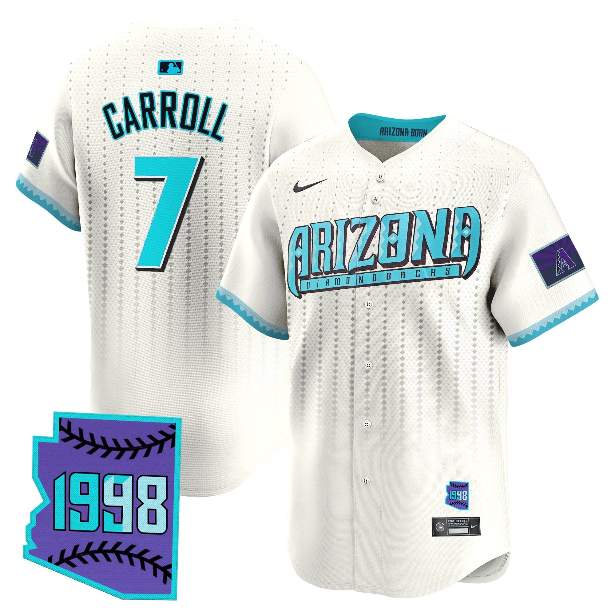 Men’s Arizona 2025 City Connect Vapor Premier Limited Jersey – Stitched
