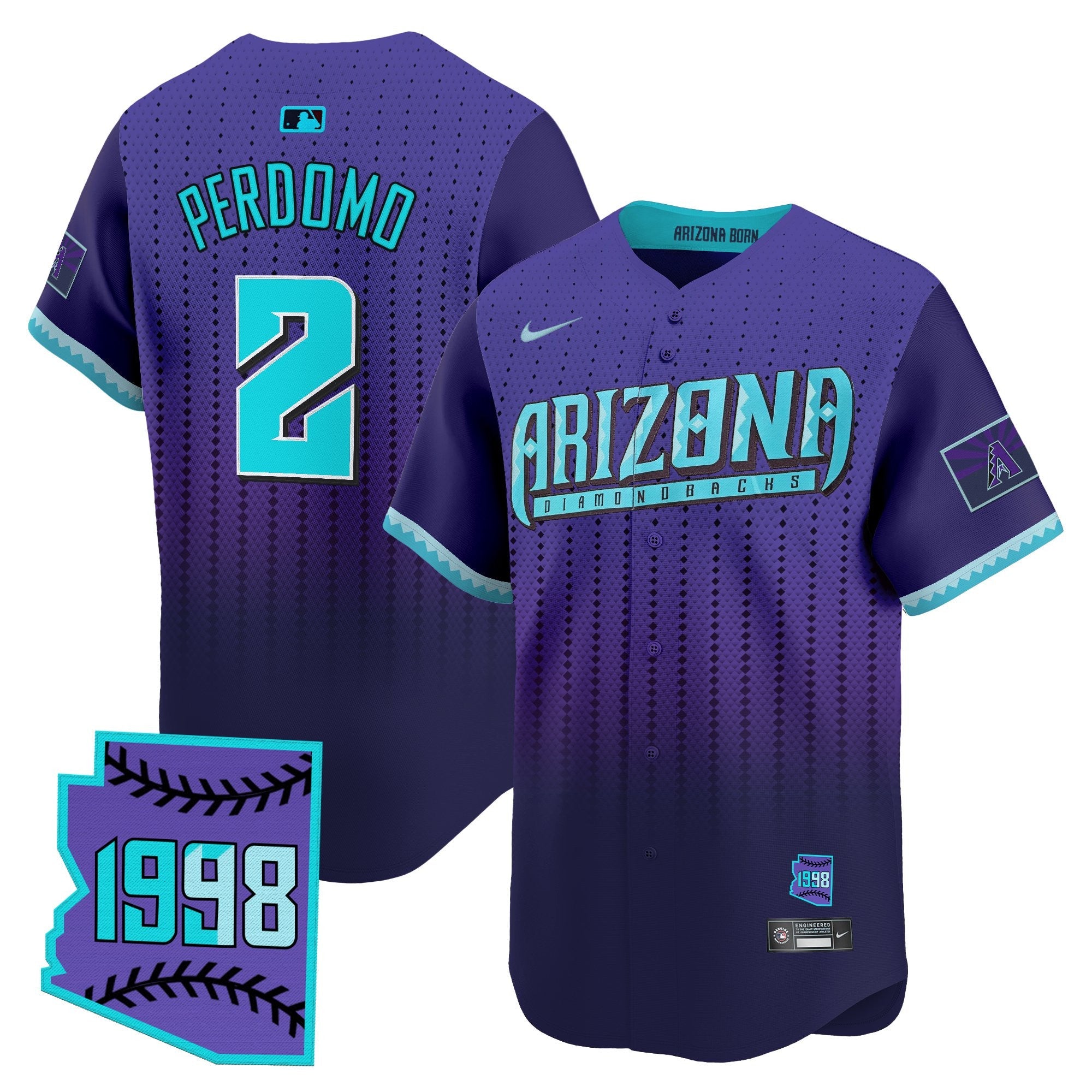 Men’s Arizona 2025 City Connect Vapor Premier Limited Jersey – Stitched
