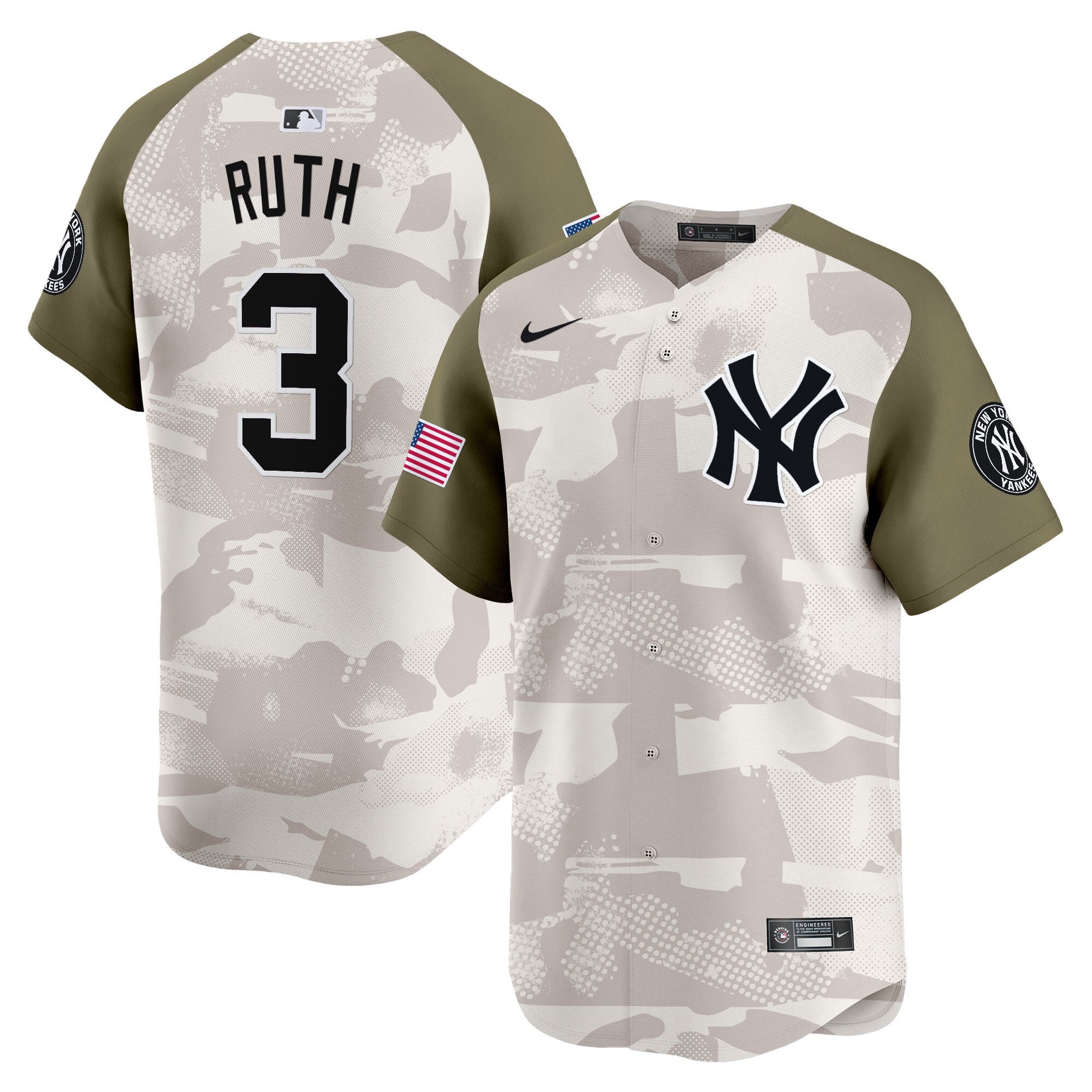 Men’s New York 2025 Armed Forces Day Vapor Premier Limited Jersey – Stitched