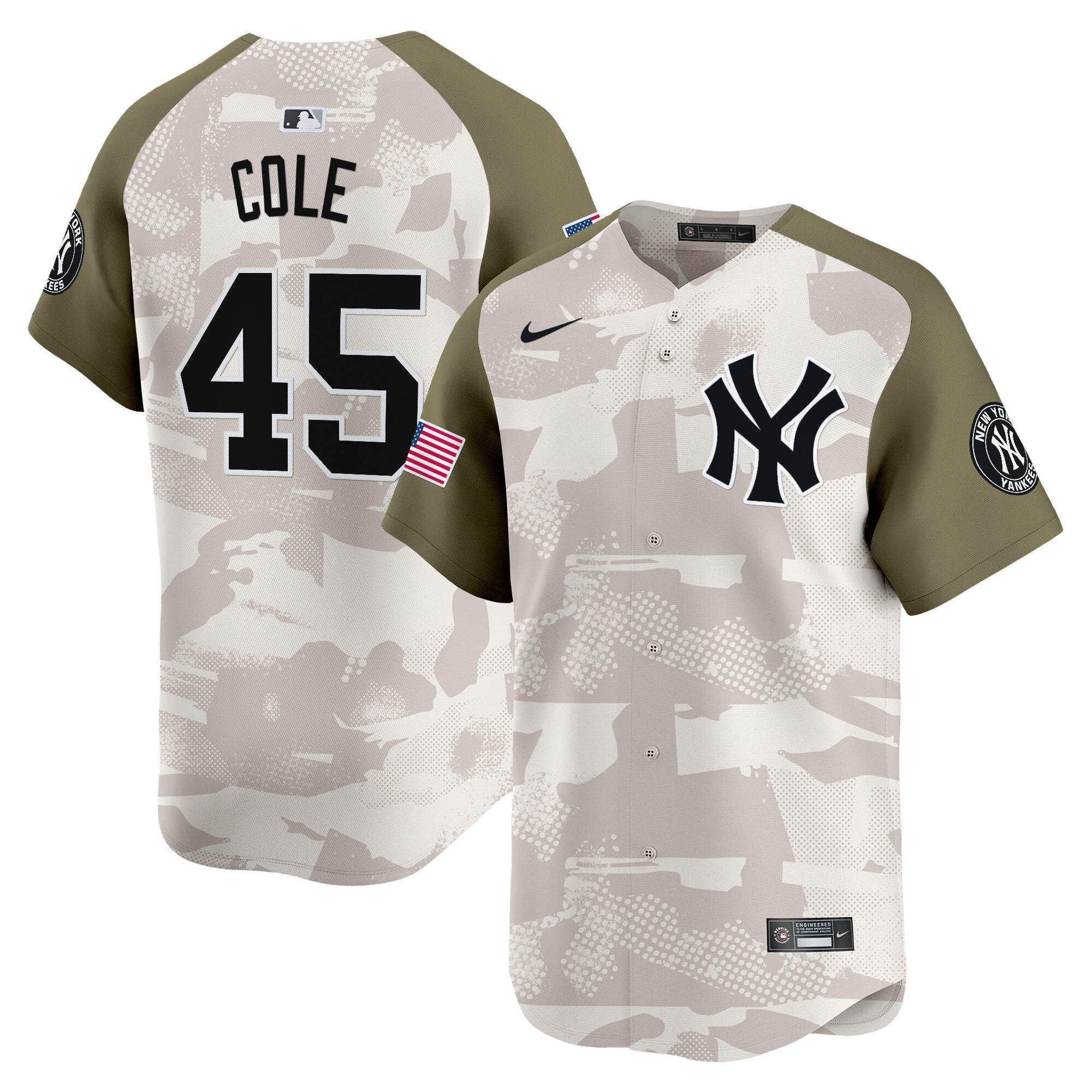 Men’s New York 2025 Armed Forces Day Vapor Premier Limited Jersey – Stitched