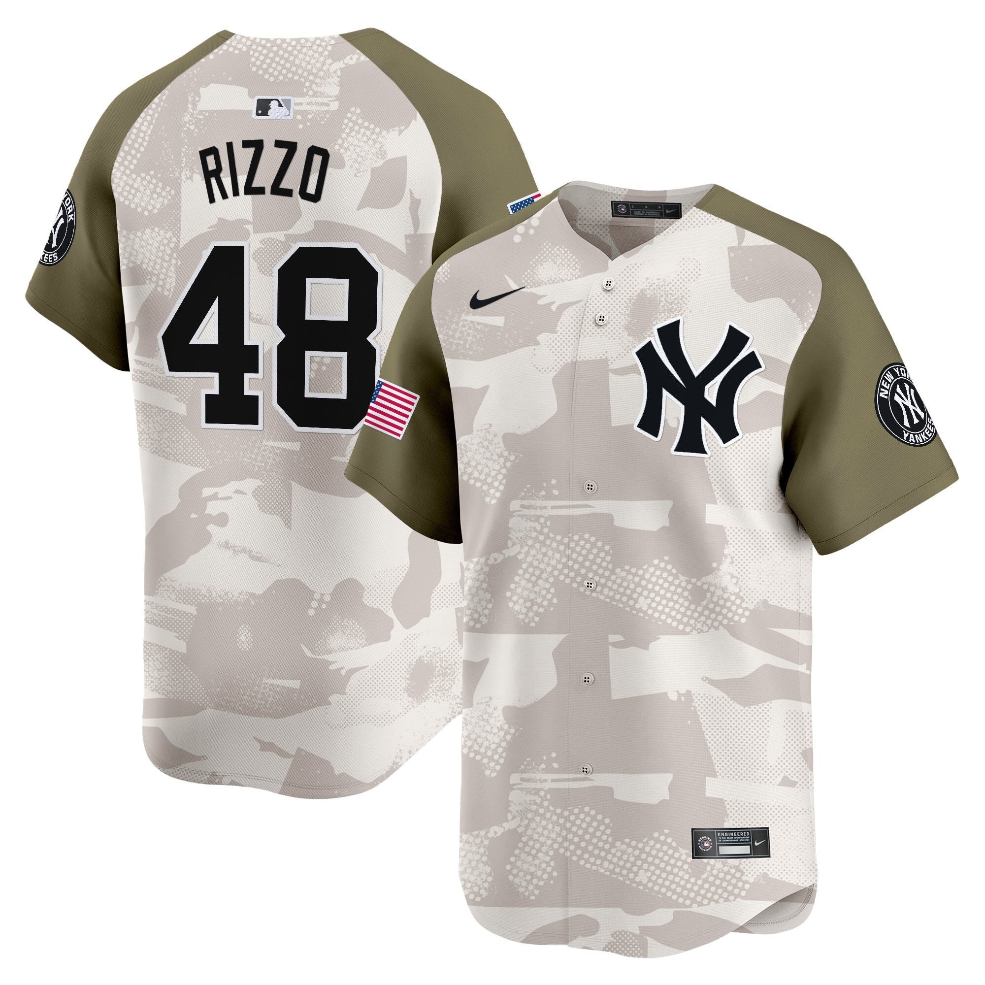 Men’s New York 2025 Armed Forces Day Vapor Premier Limited Jersey – Stitched