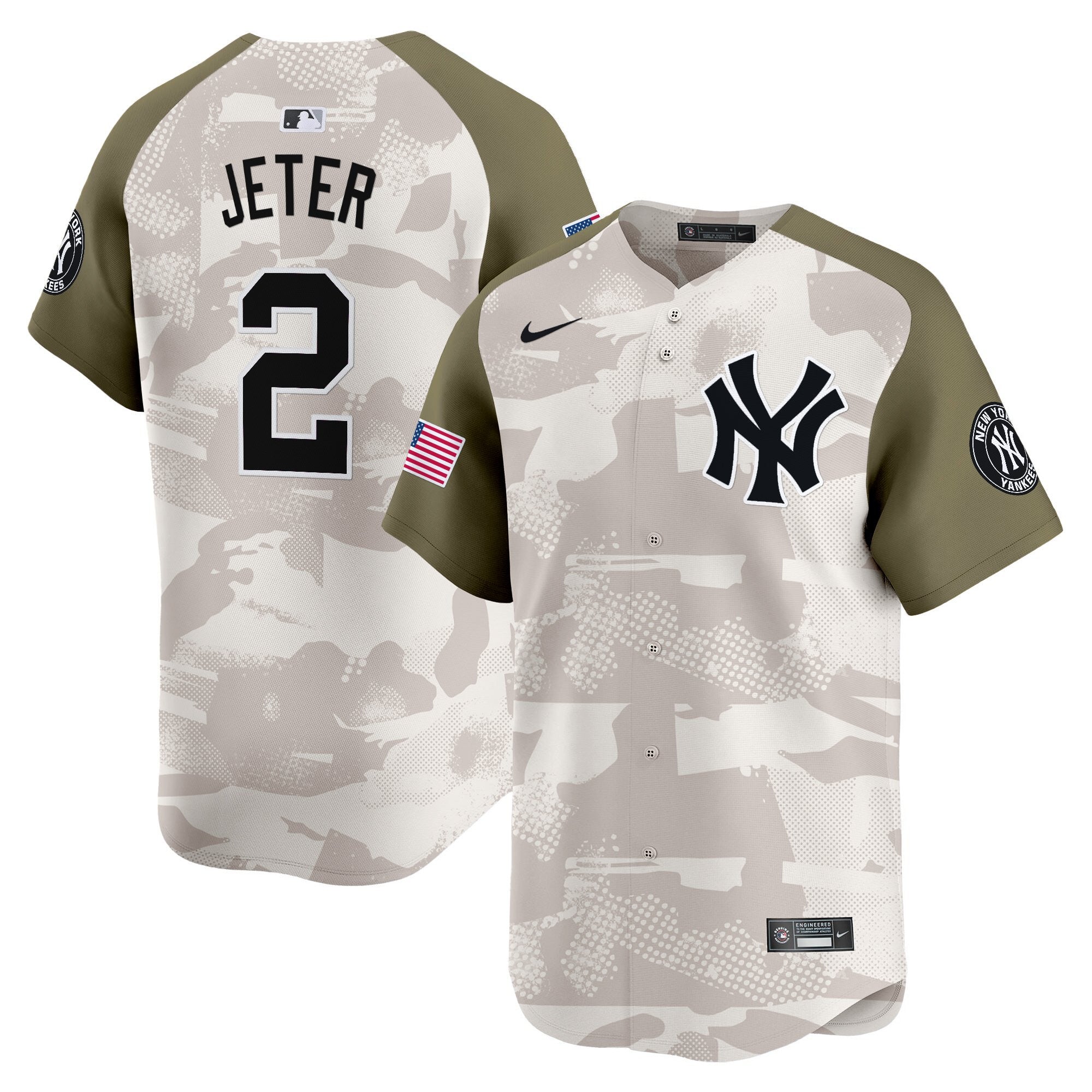 Men’s New York 2025 Armed Forces Day Vapor Premier Limited Jersey – Stitched
