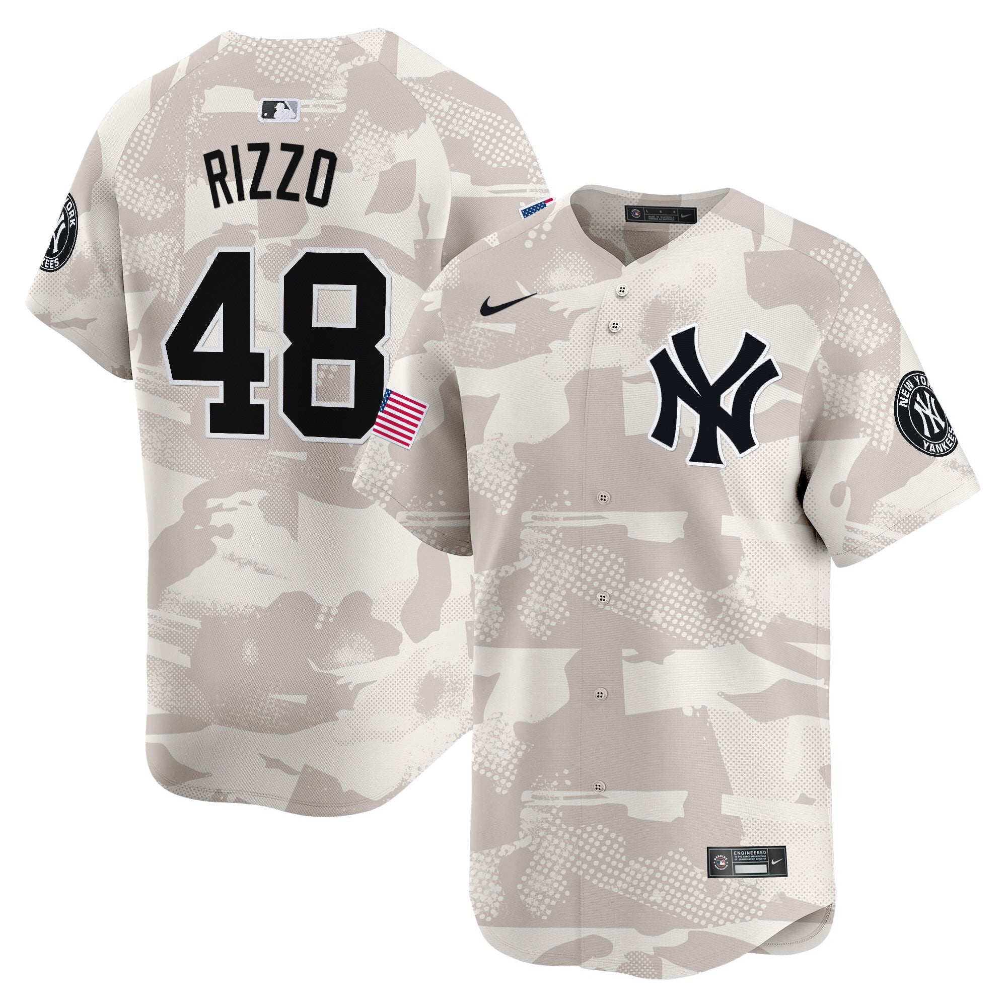 Men’s New York 2025 Armed Forces Day Vapor Premier Limited Jersey – Stitched