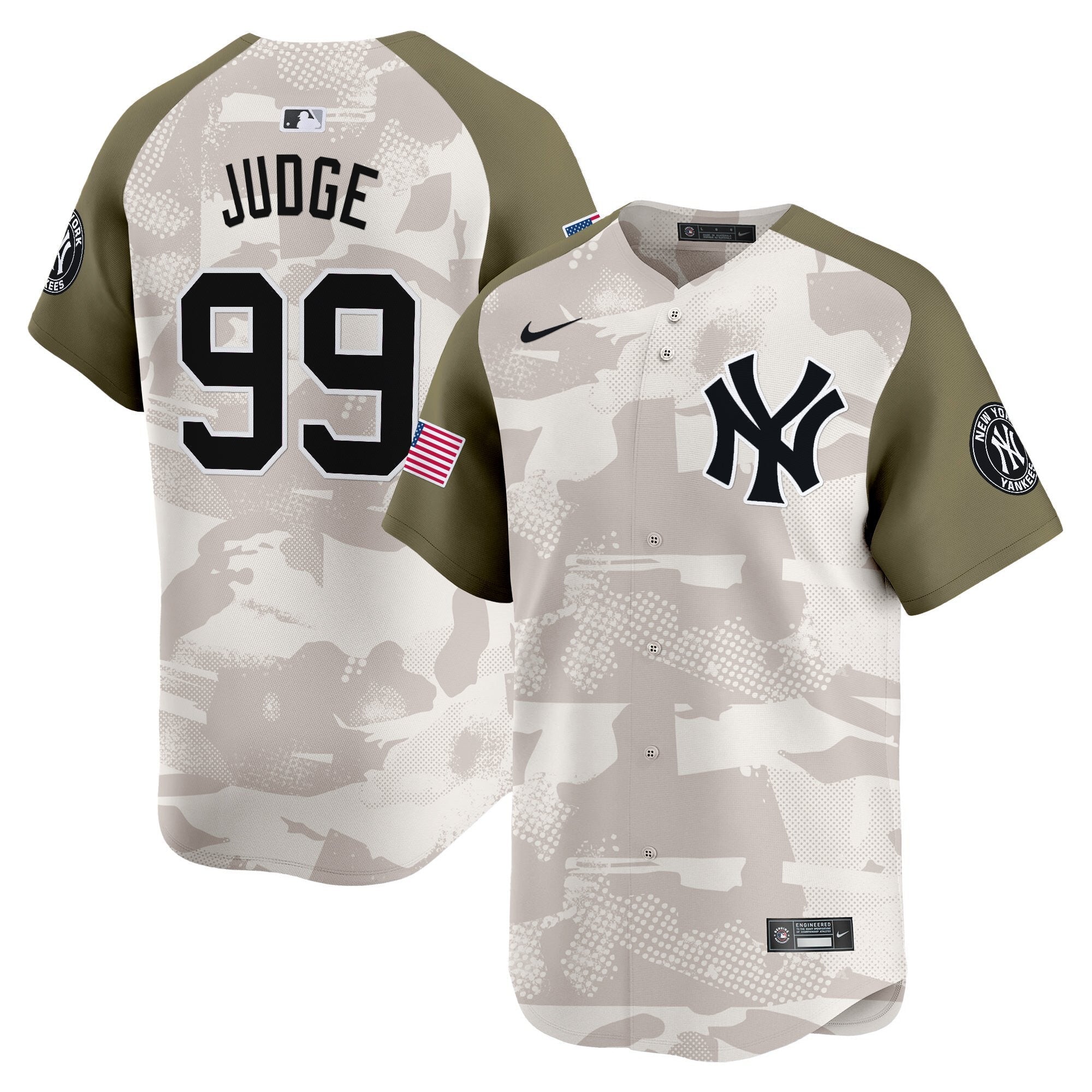 Men’s New York 2025 Armed Forces Day Vapor Premier Limited Jersey – Stitched