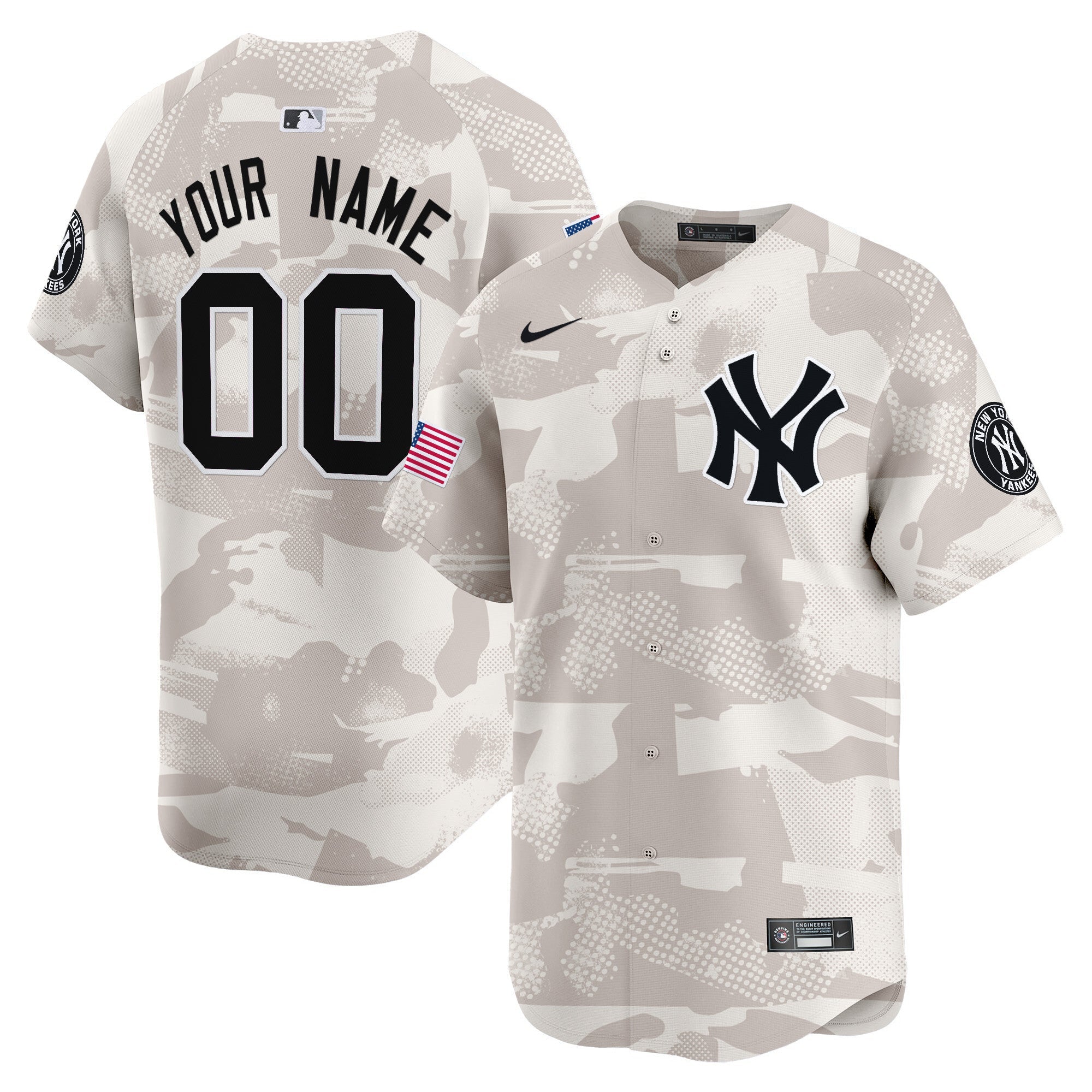 New York 2025 Armed Forces Day Vapor Premier Limited Custom Jersey – Stitched