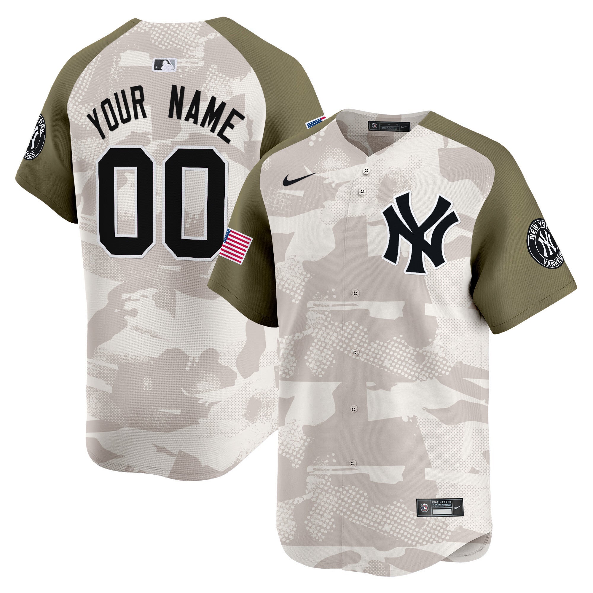 New York 2025 Armed Forces Day Vapor Premier Limited Custom Jersey – Stitched