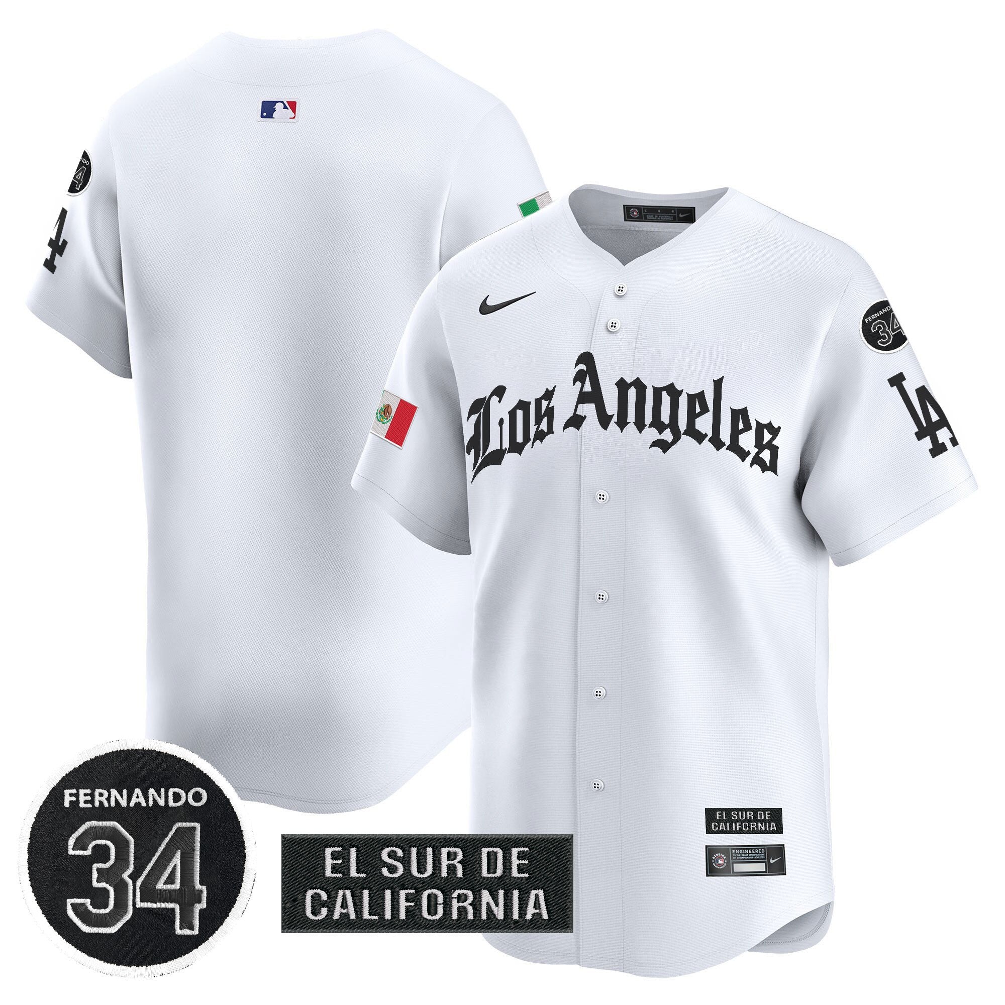 Men’s Mexico 2025 LA Gothic Style Vapor Premier Limited Jersey
