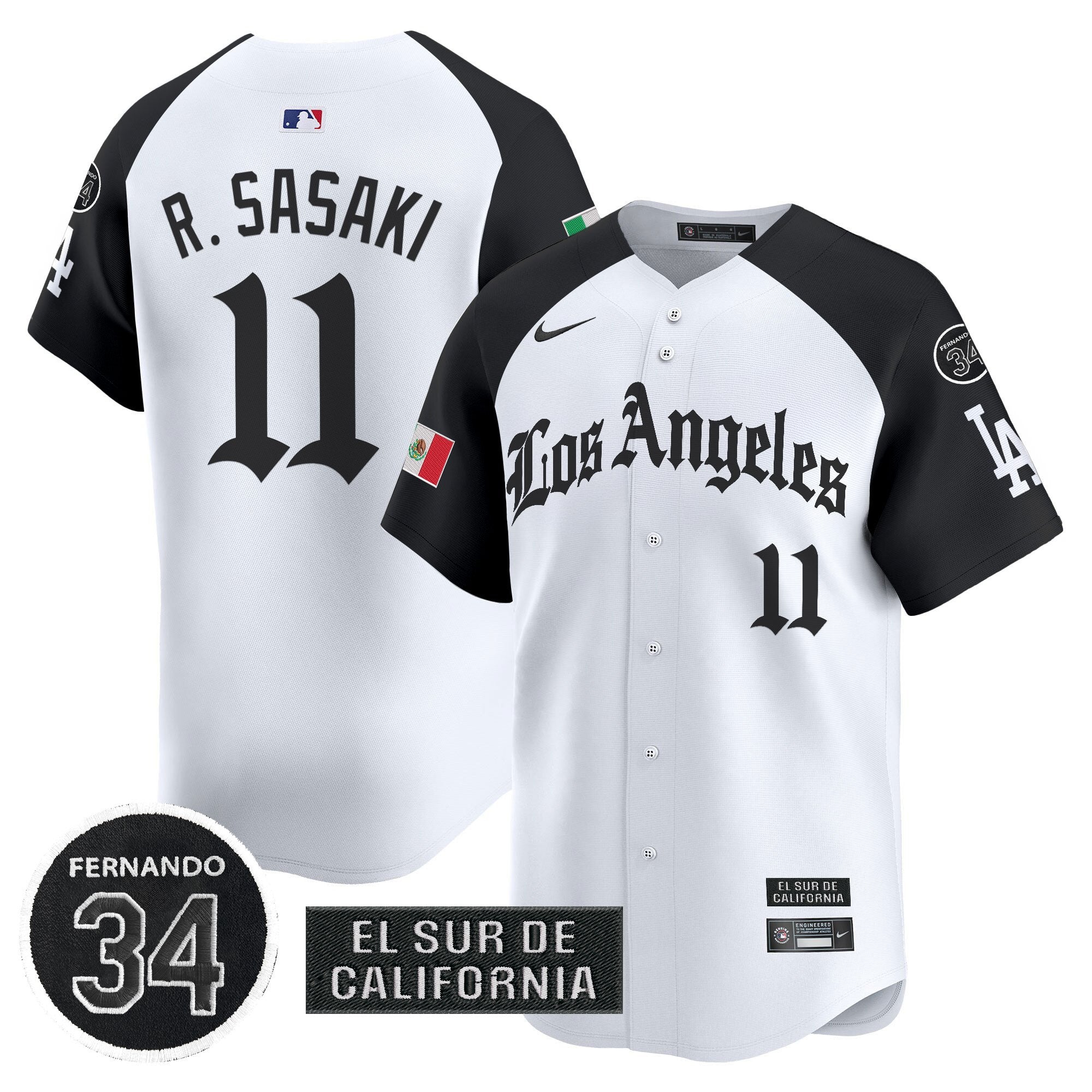 Men’s Mexico 2025 LA Gothic Style Vapor Premier Limited Jersey