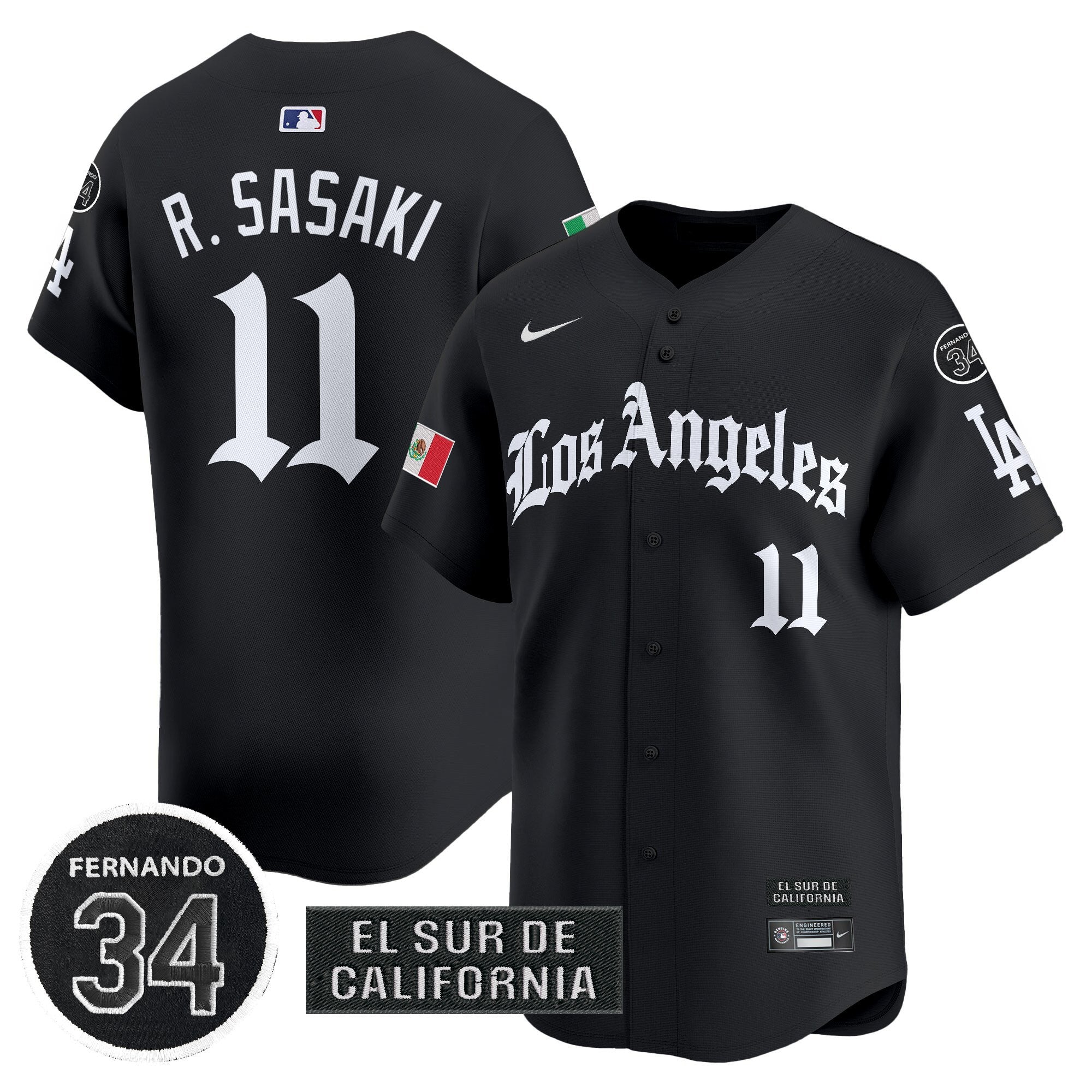 Men’s Mexico 2025 LA Gothic Style Vapor Premier Limited Jersey