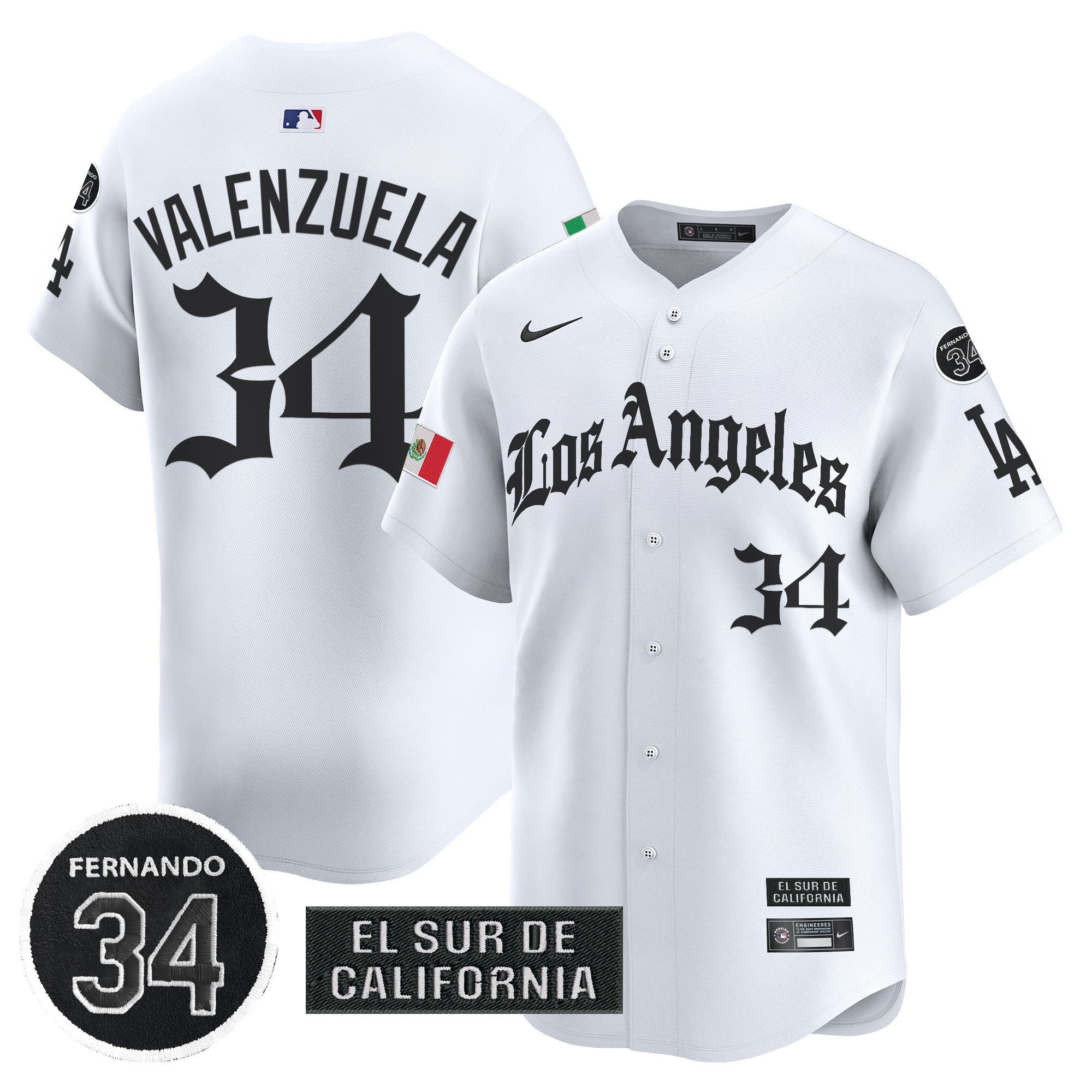 Men’s Mexico 2025 LA Gothic Style Vapor Premier Limited Jersey
