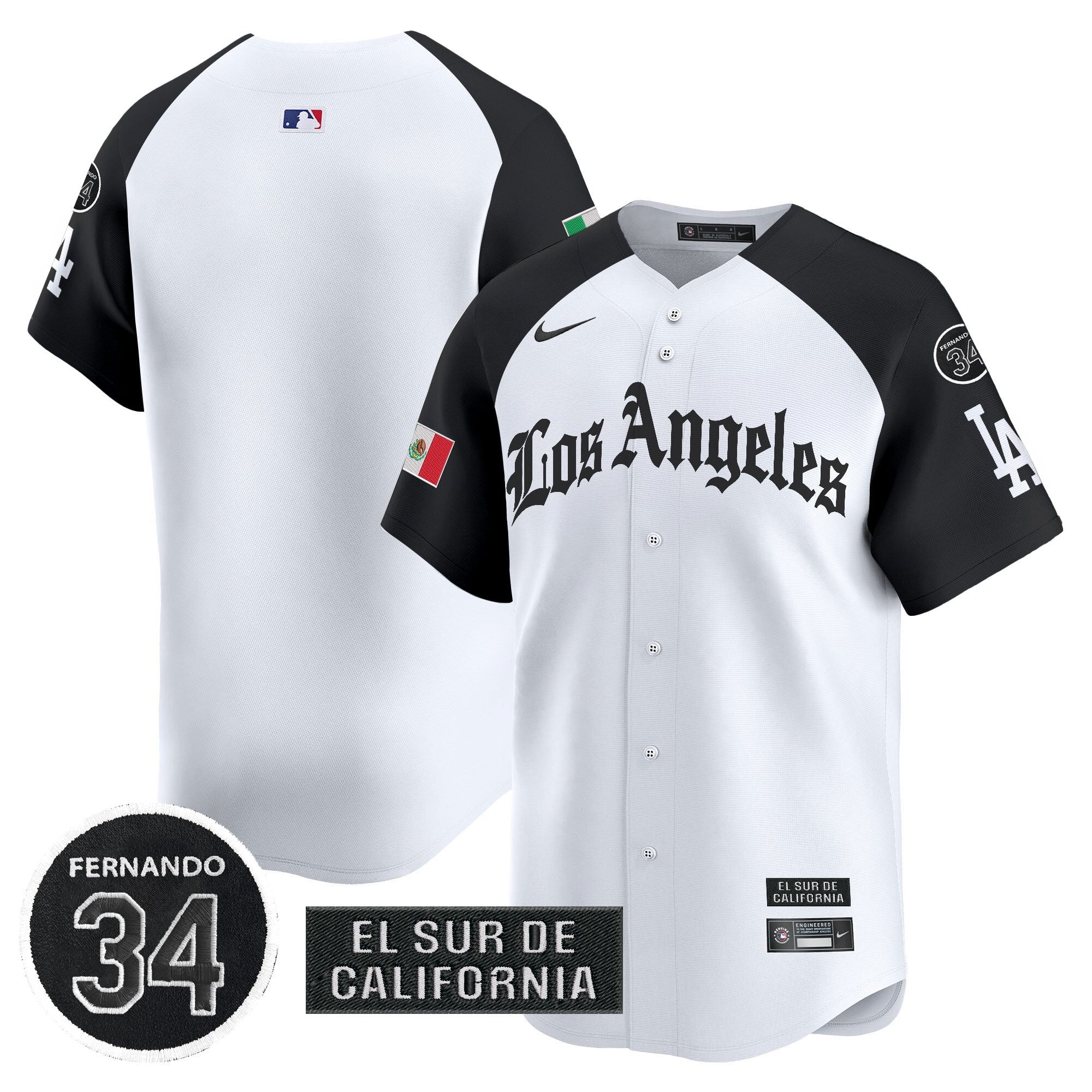 Men’s Mexico 2025 LA Gothic Style Vapor Premier Limited Jersey