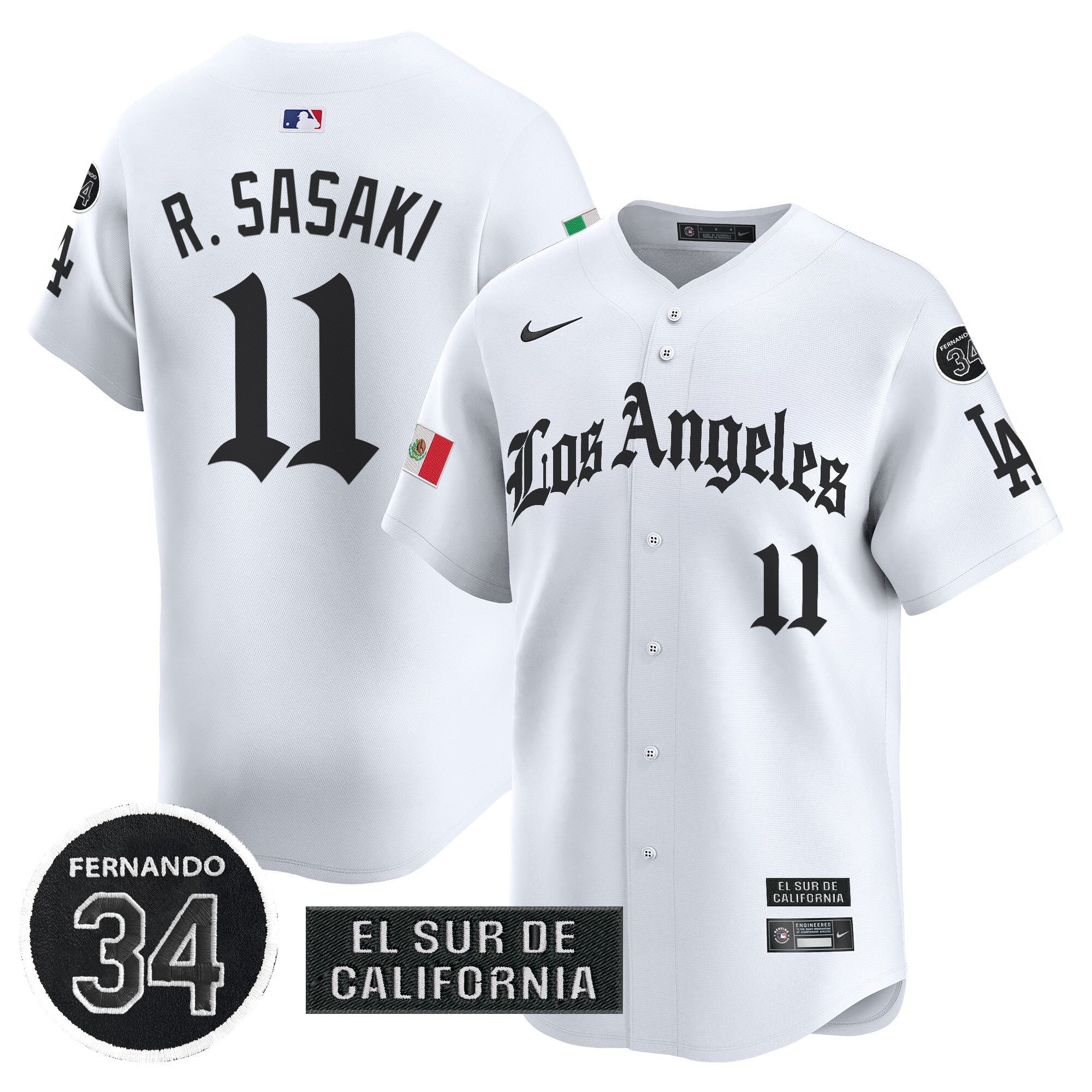 Men’s Mexico 2025 LA Gothic Style Vapor Premier Limited Jersey
