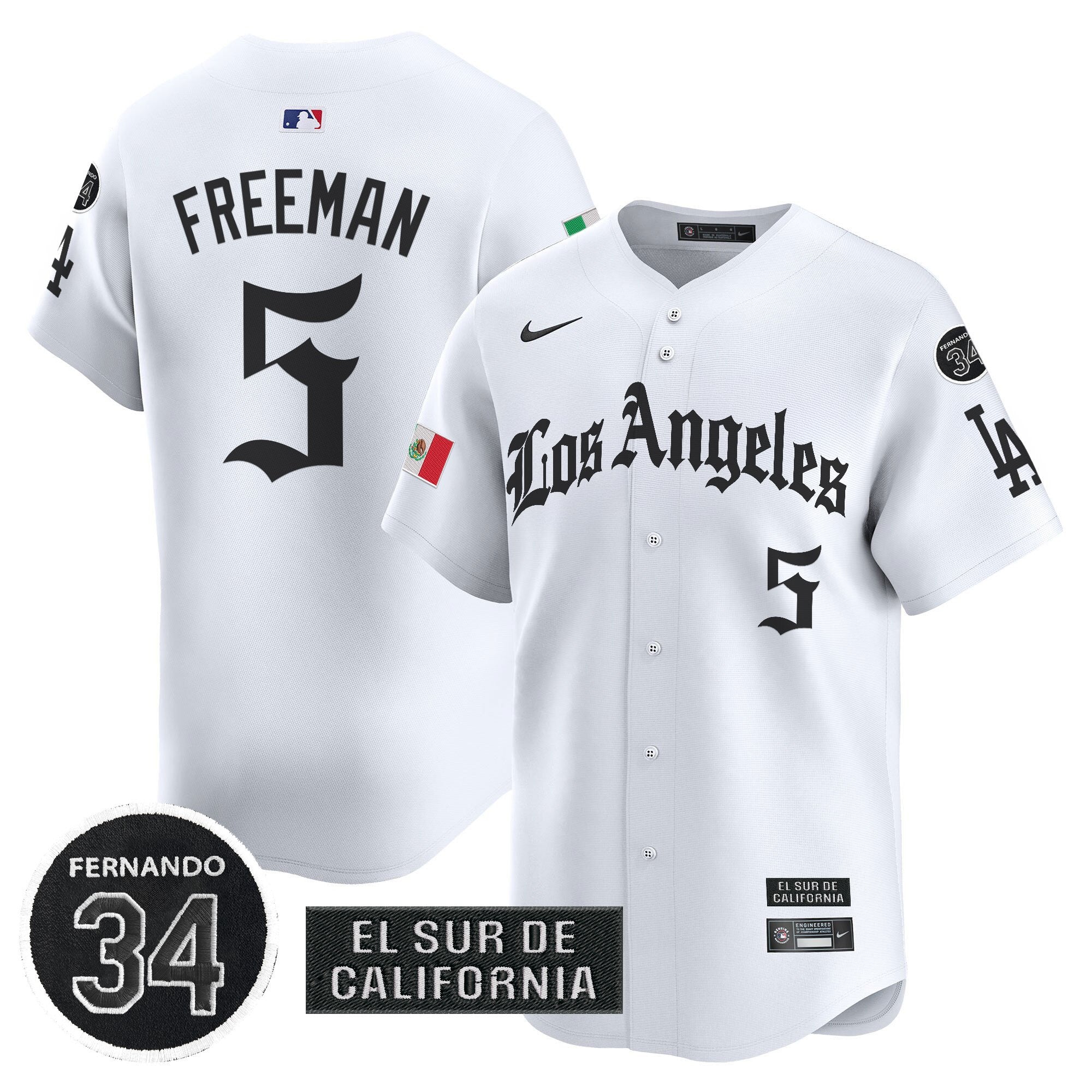 Men’s Mexico 2025 LA Gothic Style Vapor Premier Limited Jersey