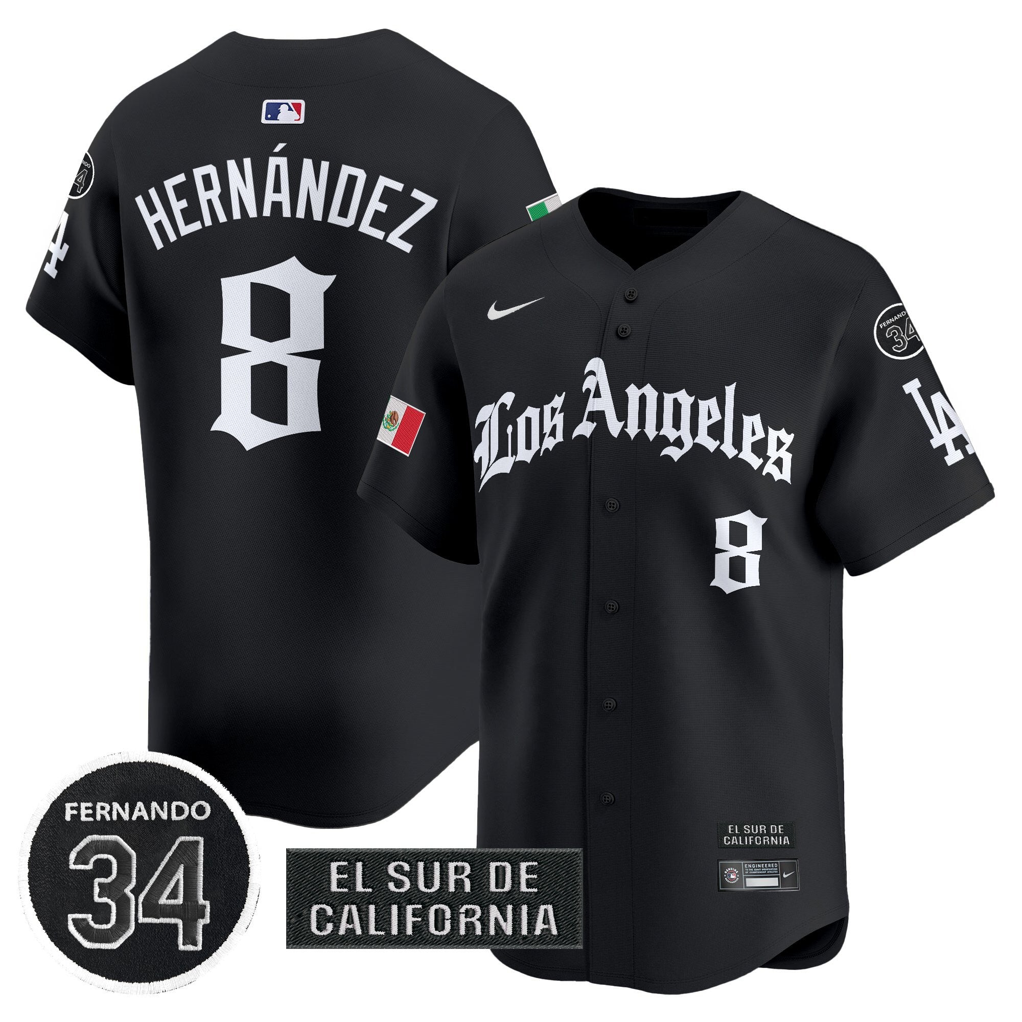 Men’s Mexico 2025 LA Gothic Style Vapor Premier Limited Jersey