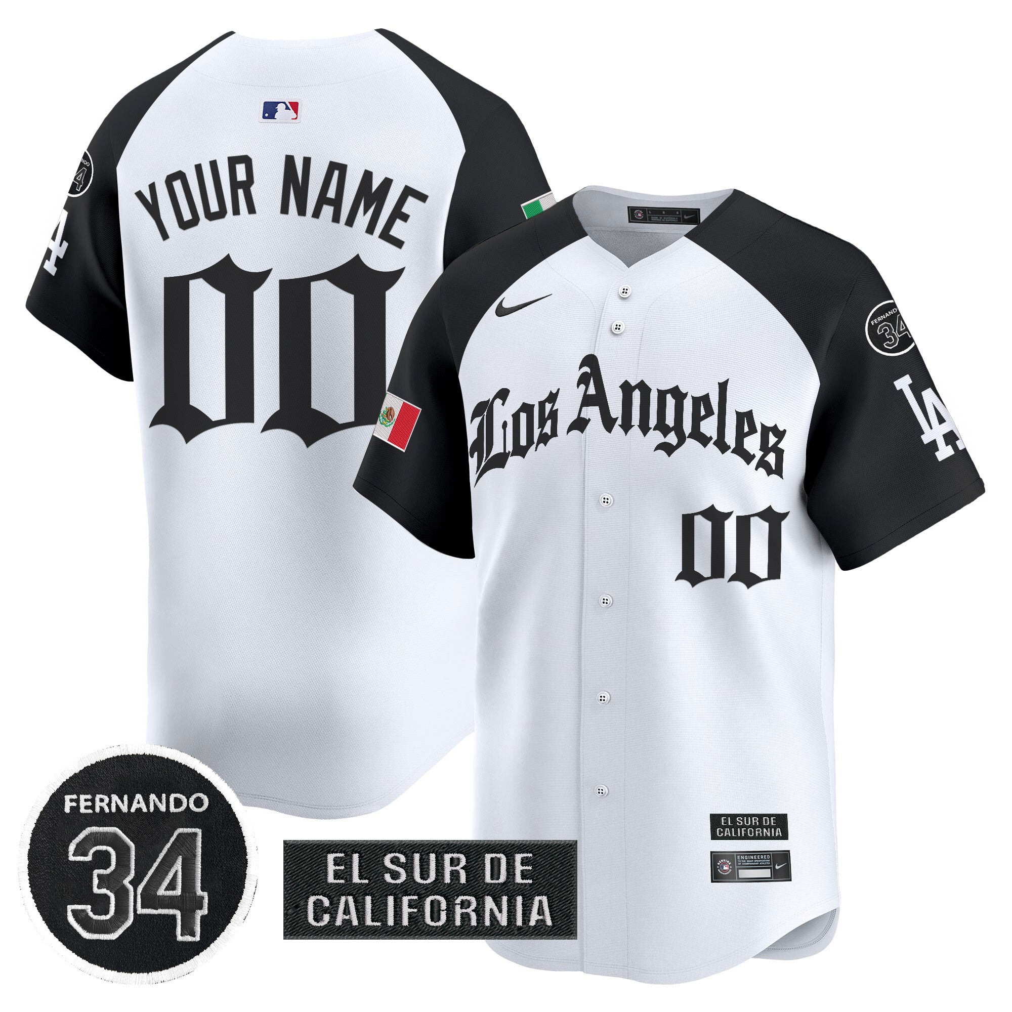 Mexico 2025 LA Gothic Style Vapor Premier Limited Custom Jersey
