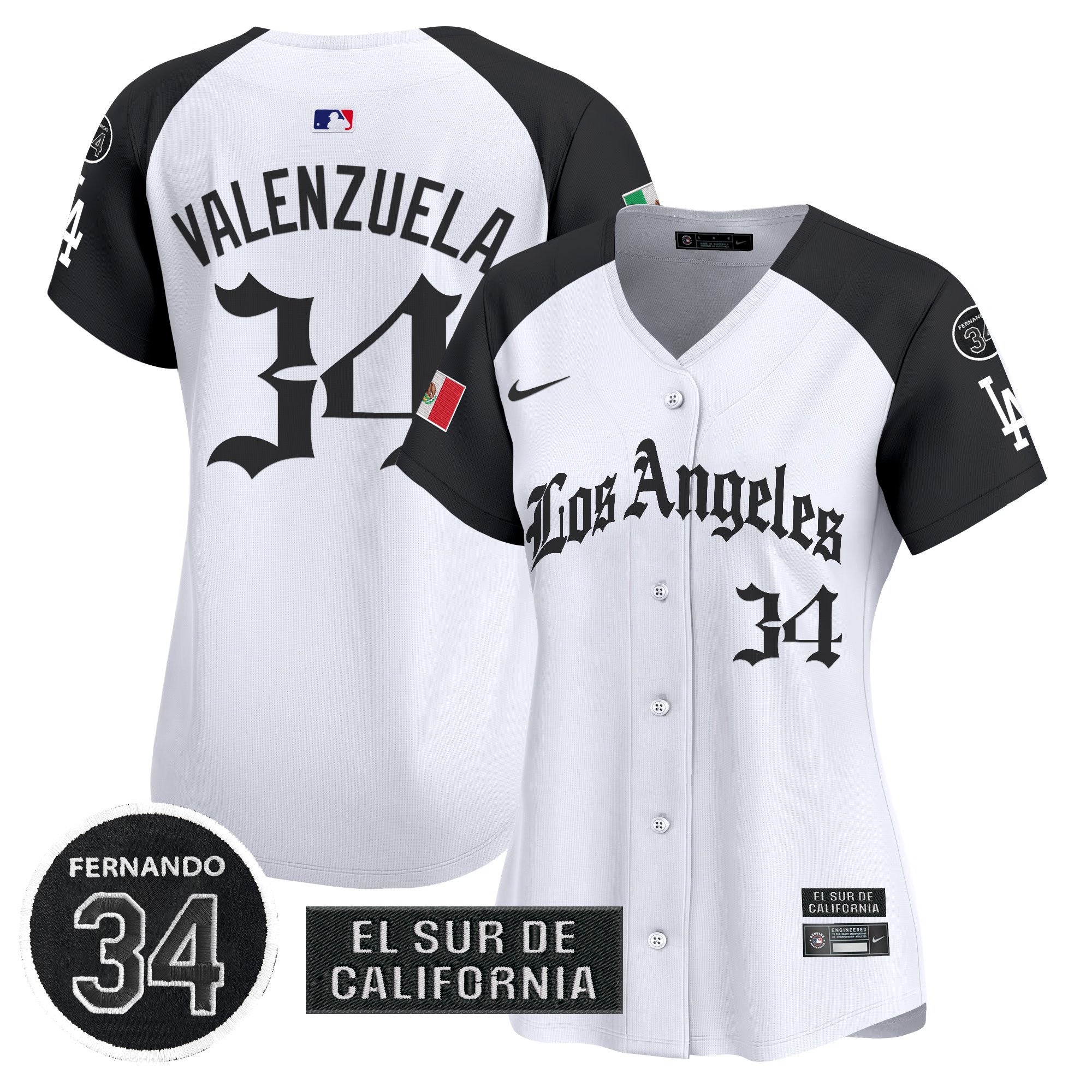 Women’s Mexico 2025 LA Gothic Style Vapor Premier Limited Jersey