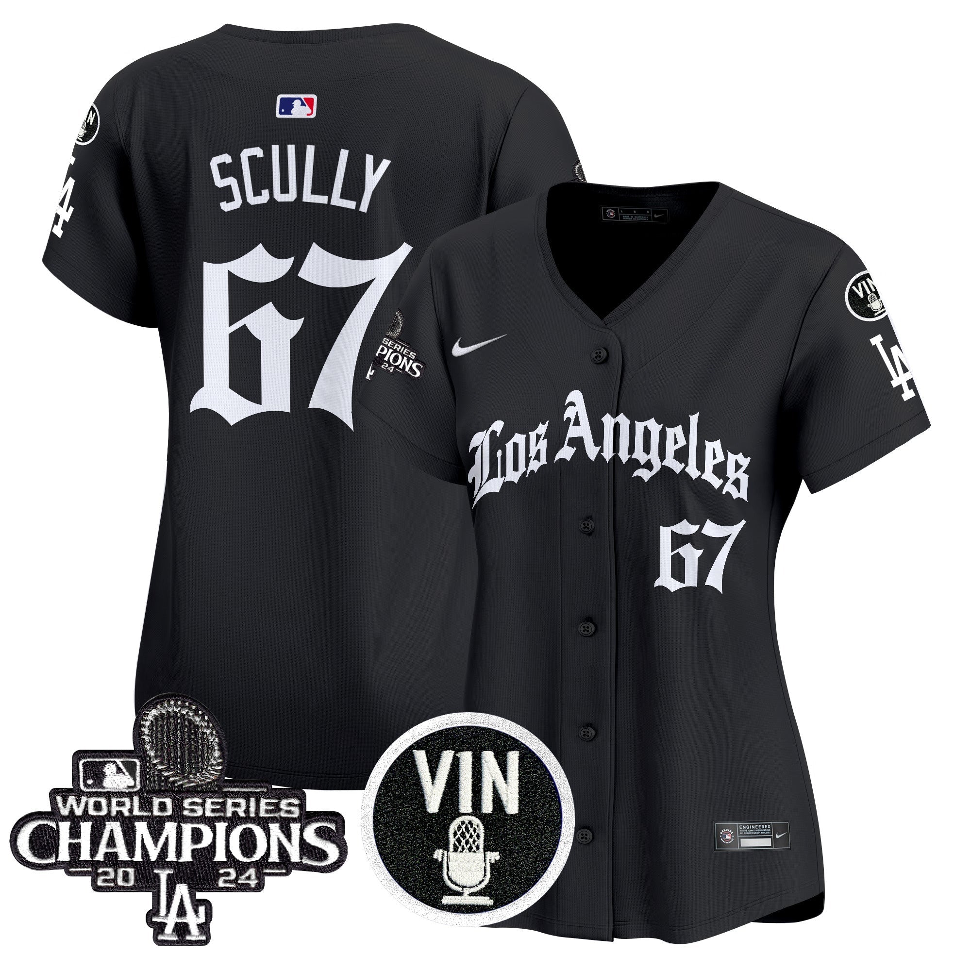 Women’s 2025 LA Gothic Style Vapor Premier Limited Jersey