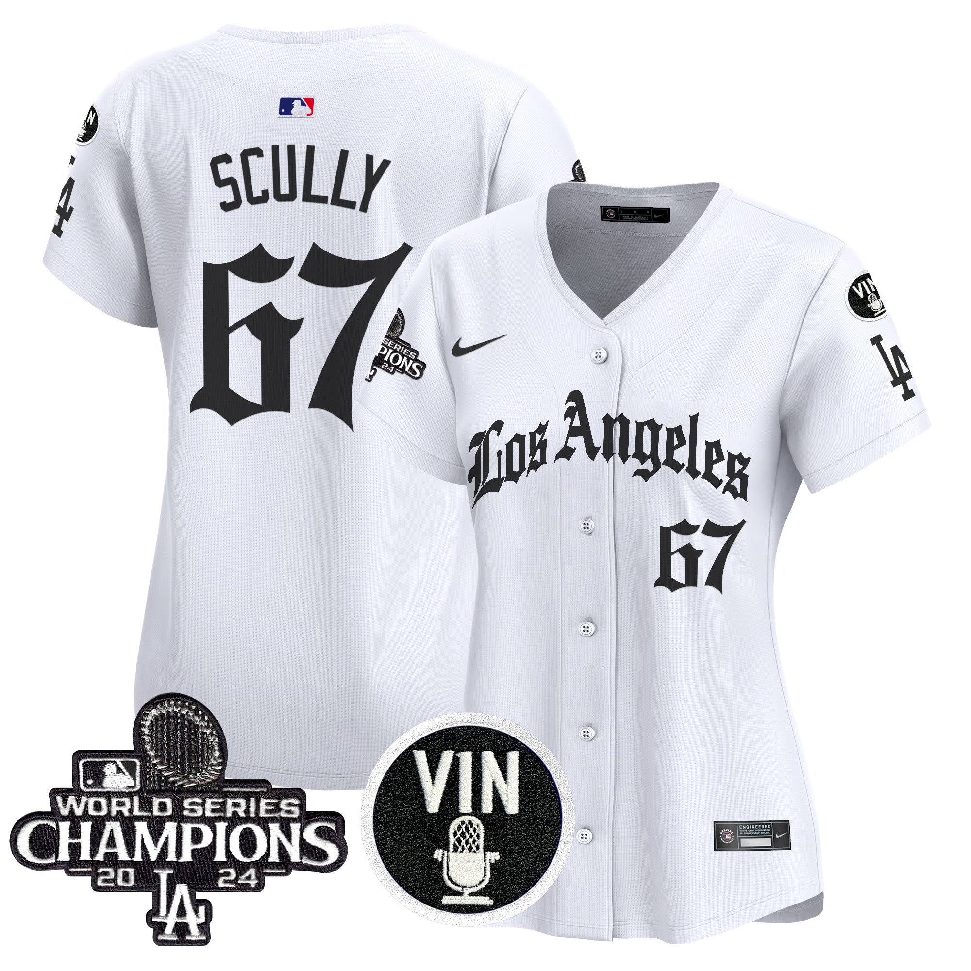 Women’s 2025 LA Gothic Style Vapor Premier Limited Jersey