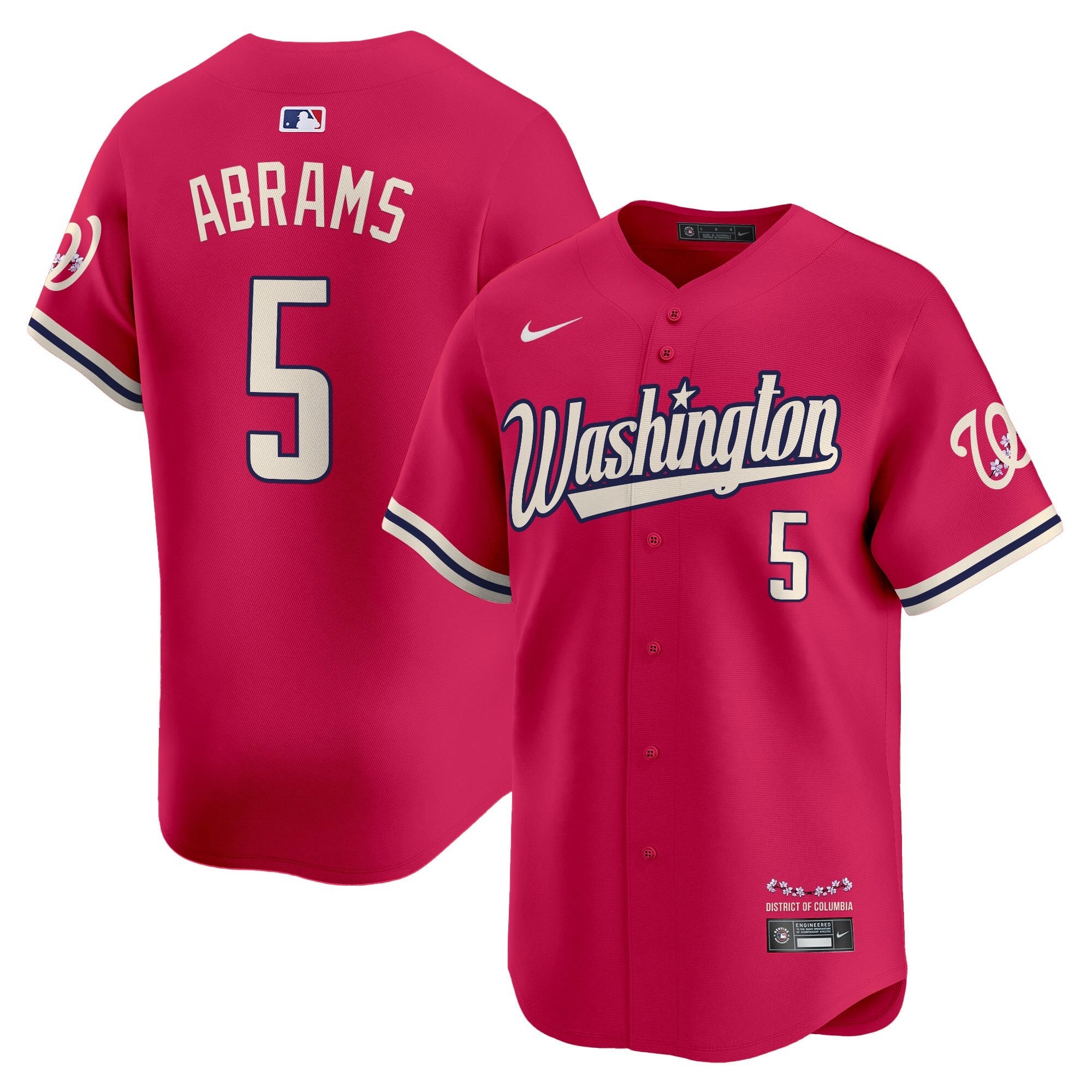 Men’s Washington Cherry Blossom Style Vapor Limited Jersey