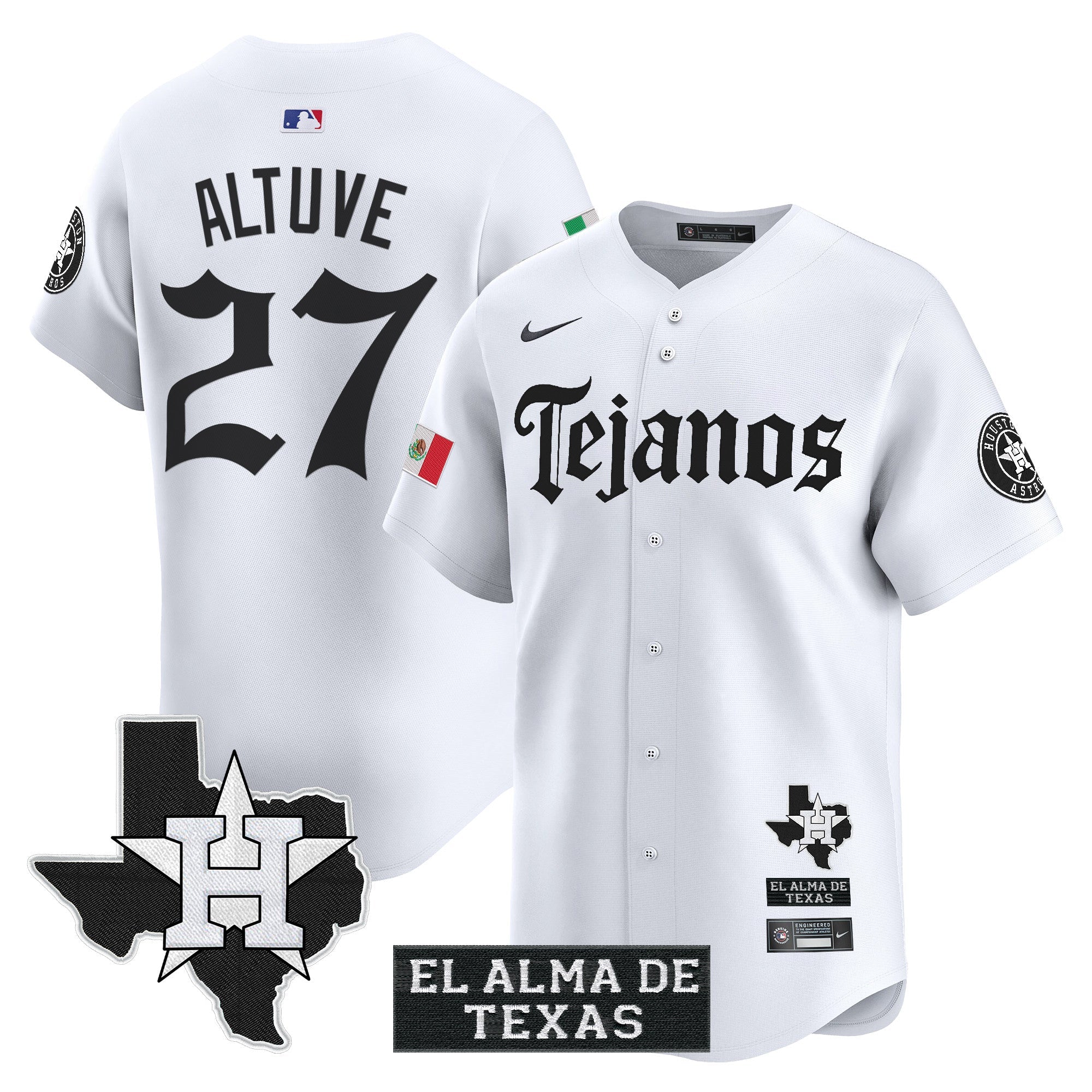 Men’s Houston Mexico Tejano Barrio Style Vapor Premier Limited Jersey
