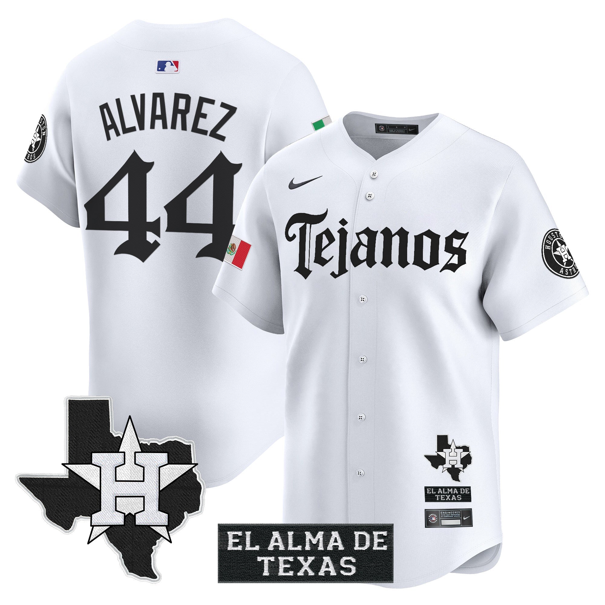 Men’s Houston Mexico Tejano Barrio Style Vapor Premier Limited Jersey