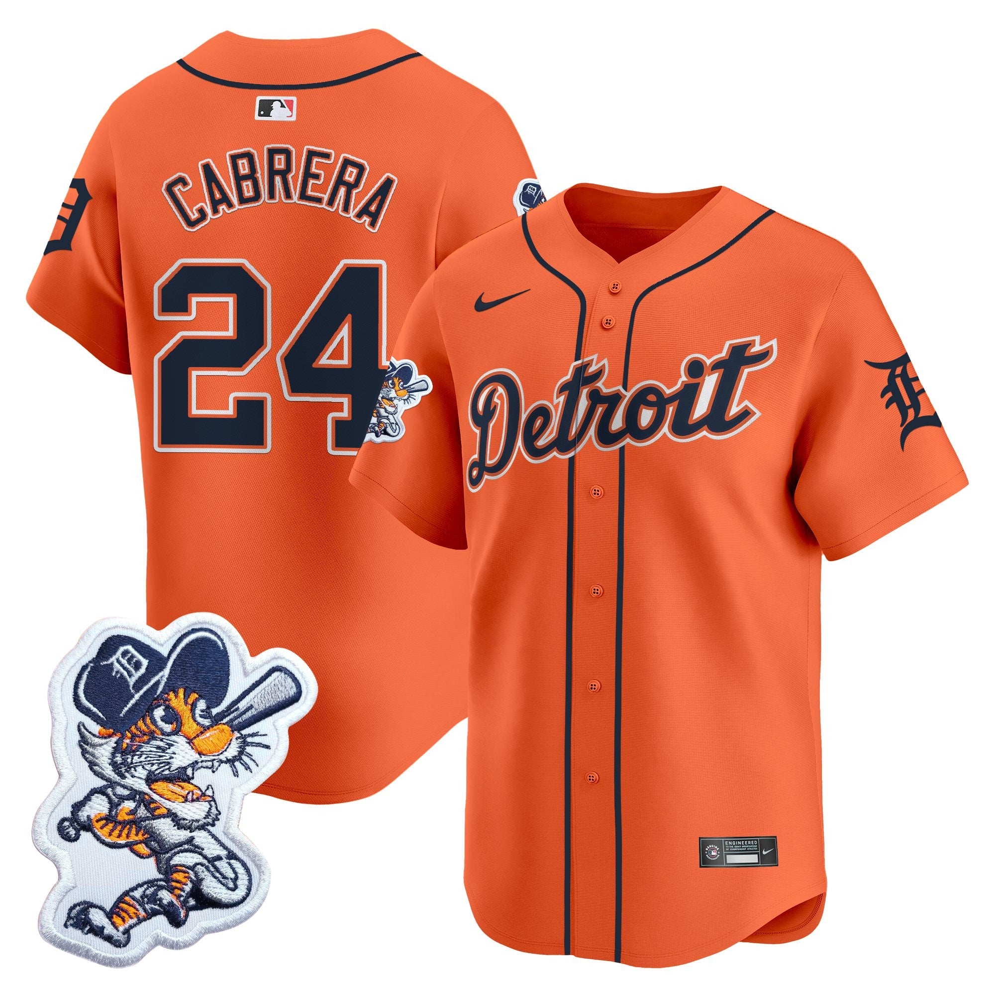 Men’s Detroit Paws Patch Vapor Premier Limited Jersey
