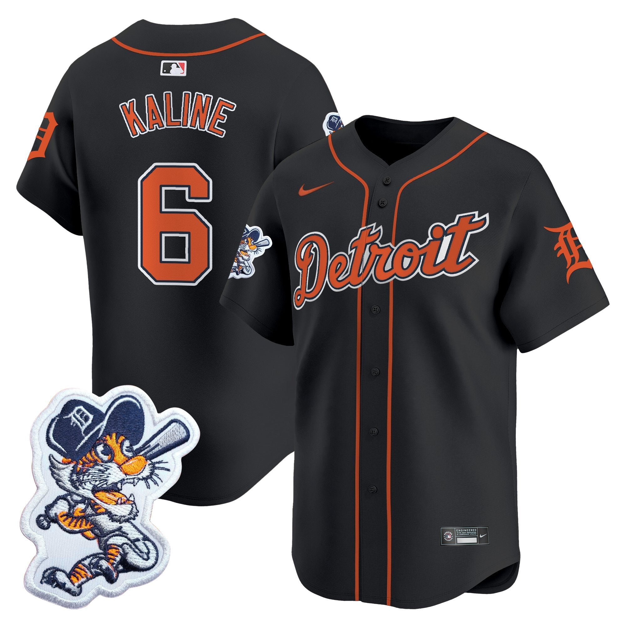 Men’s Detroit Paws Patch Vapor Premier Limited Jersey