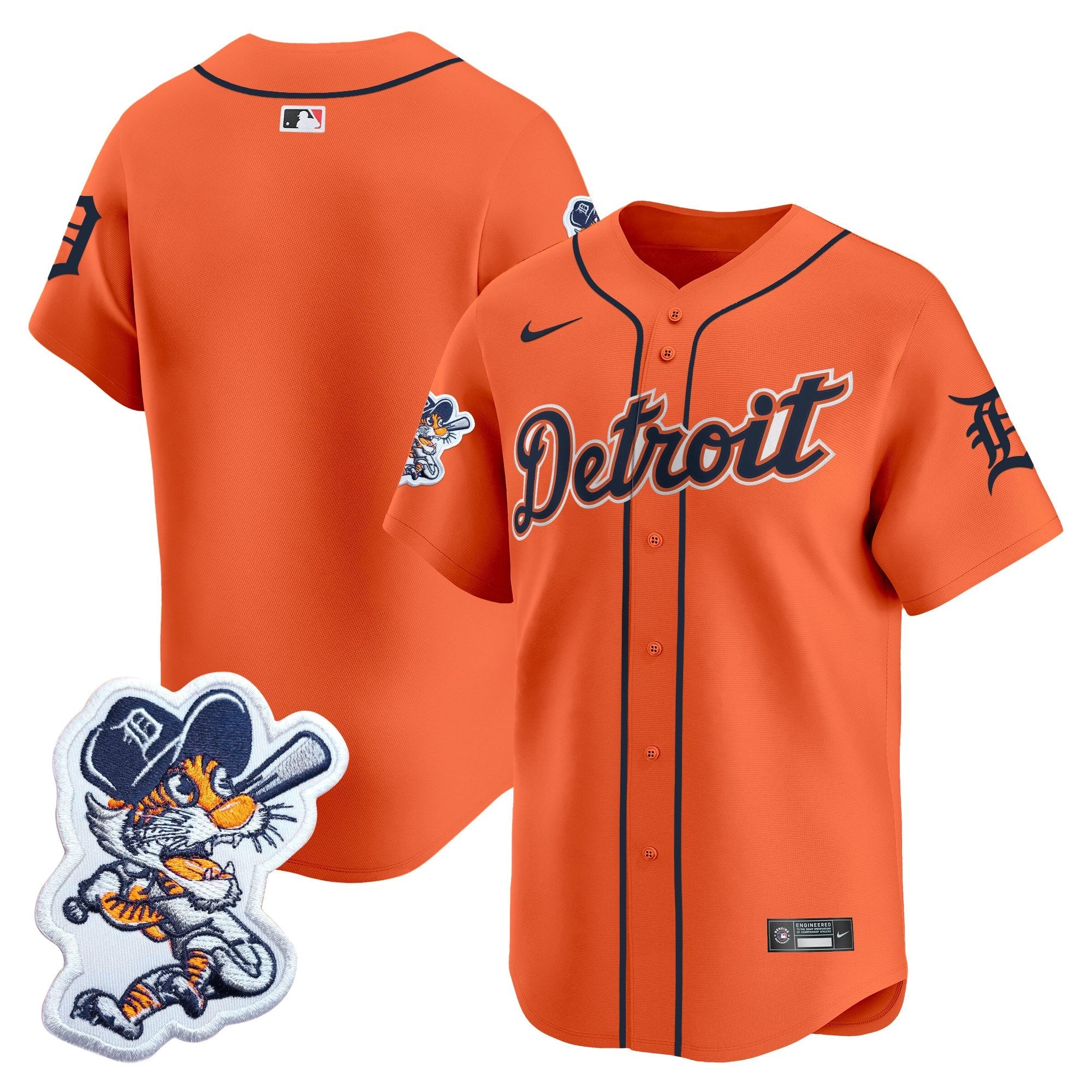 Men’s Detroit Paws Patch Vapor Premier Limited Jersey