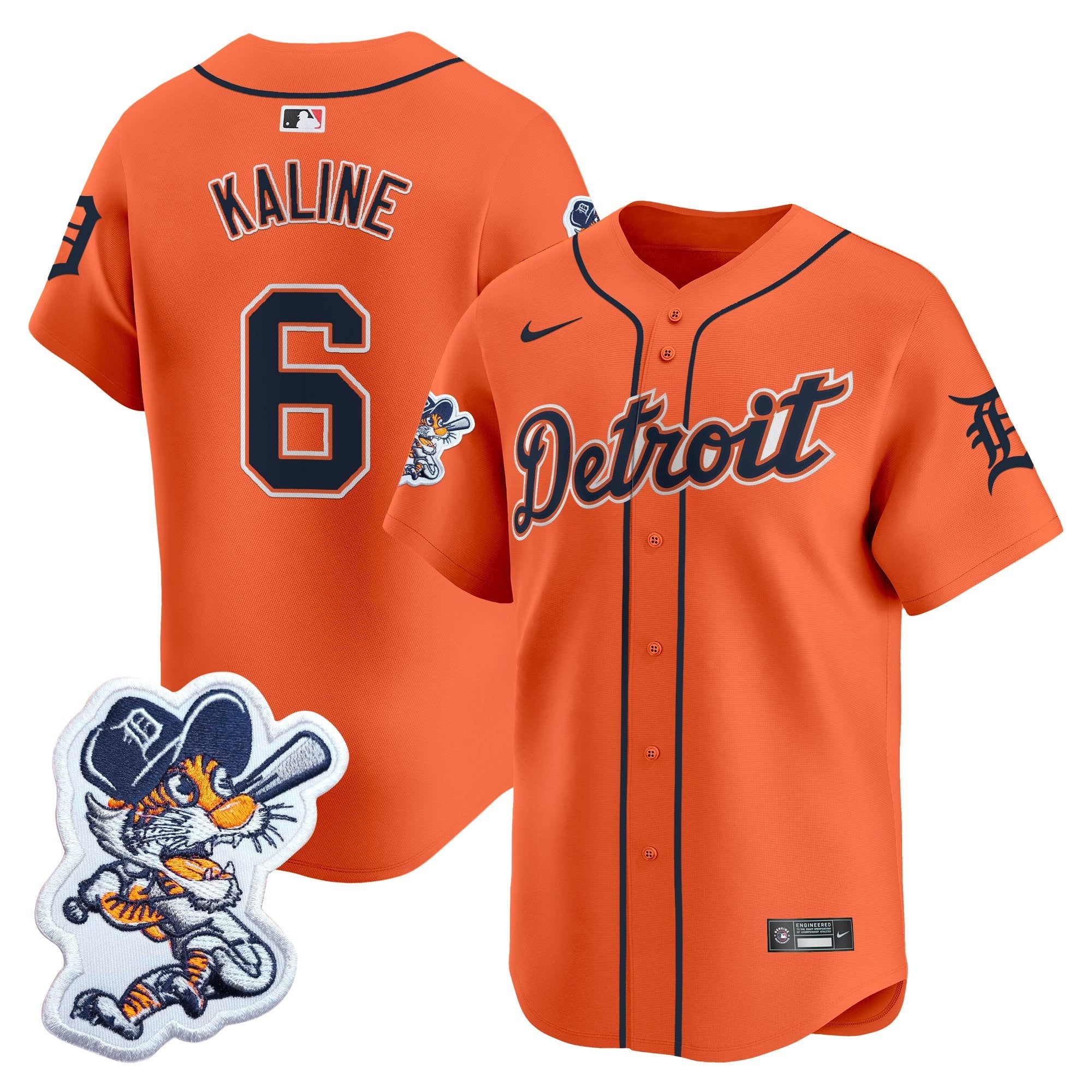Men’s Detroit Paws Patch Vapor Premier Limited Jersey
