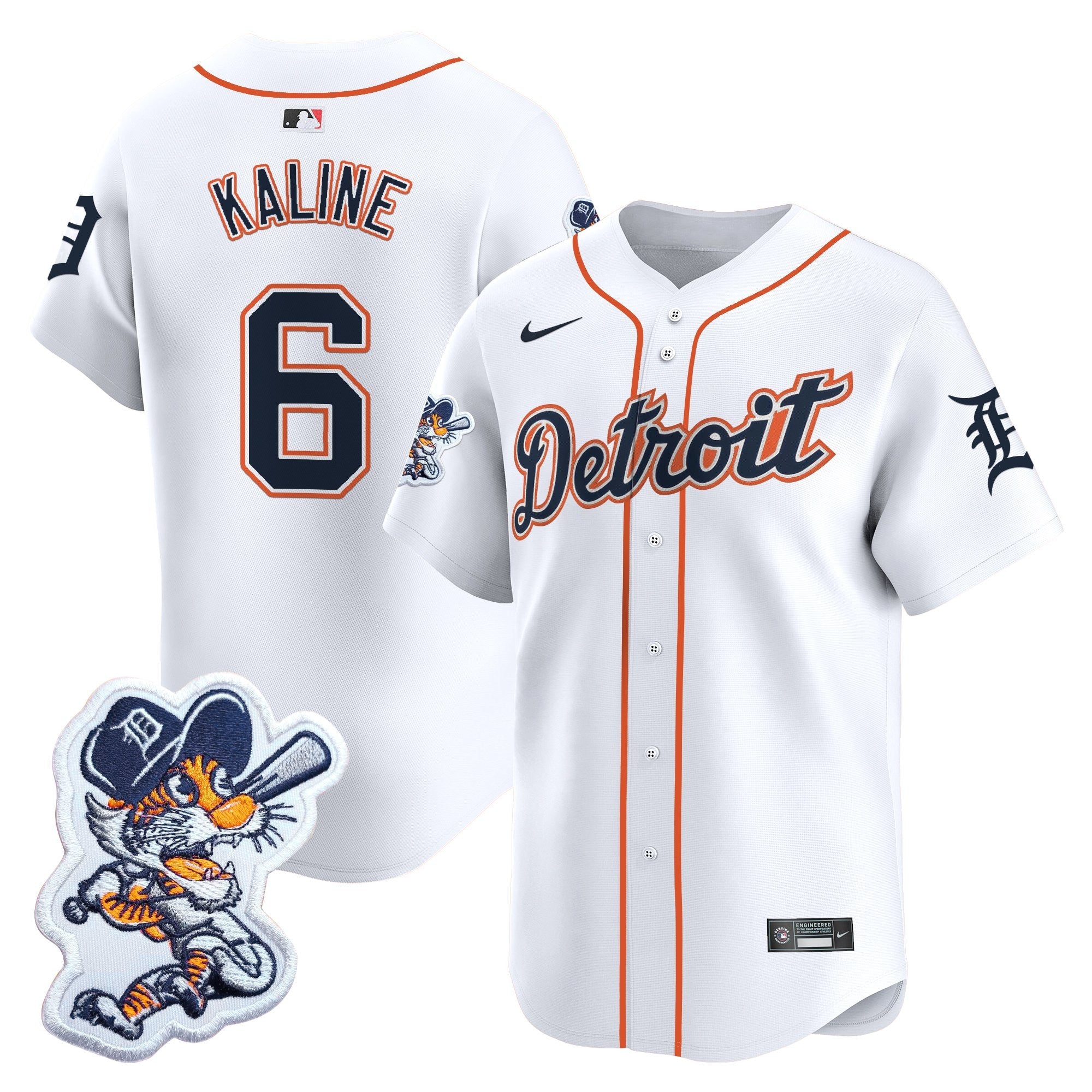 Men’s Detroit Paws Patch Vapor Premier Limited Jersey