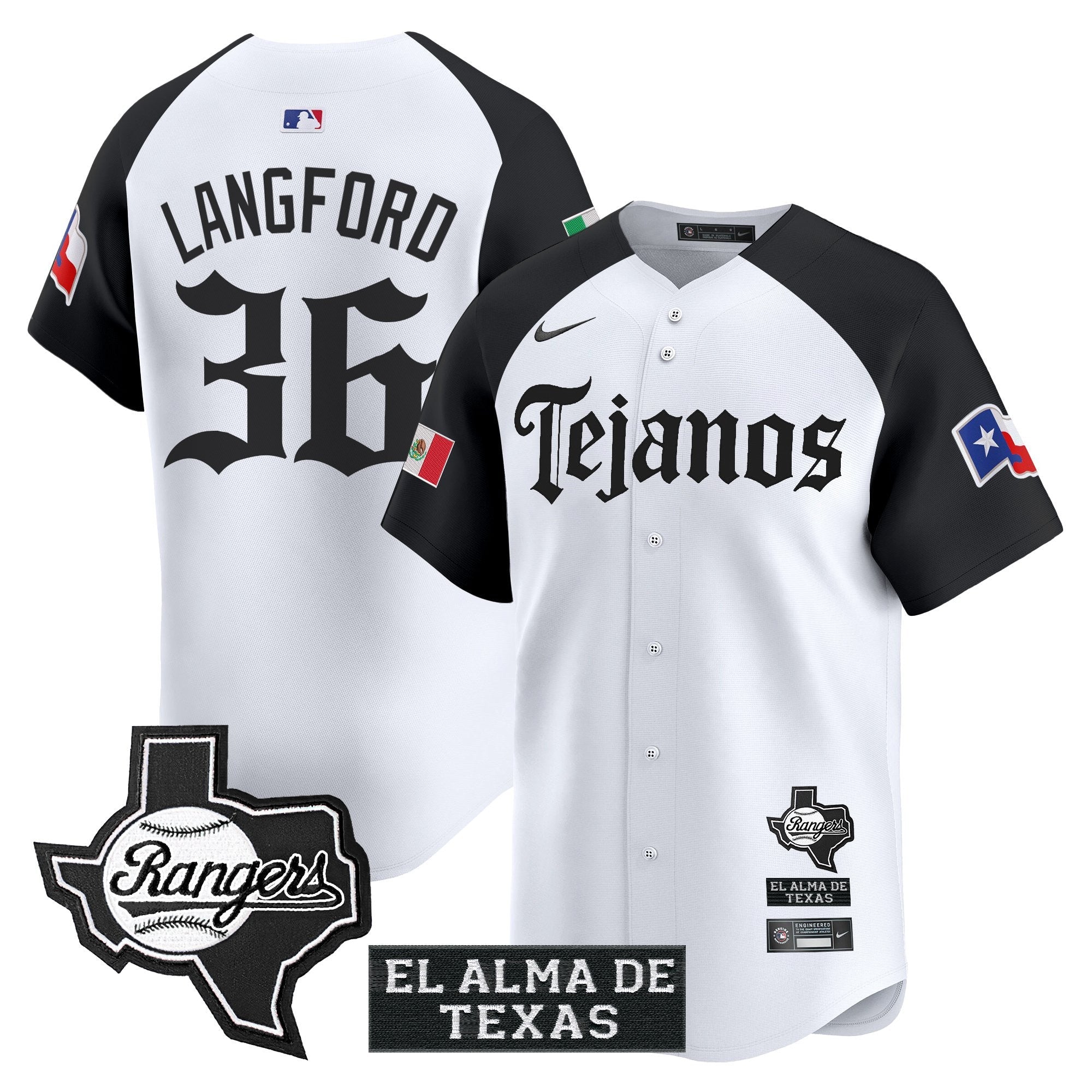 Men’s Texas Mexico Tejano Barrio Style Vapor Premier Limited Jersey