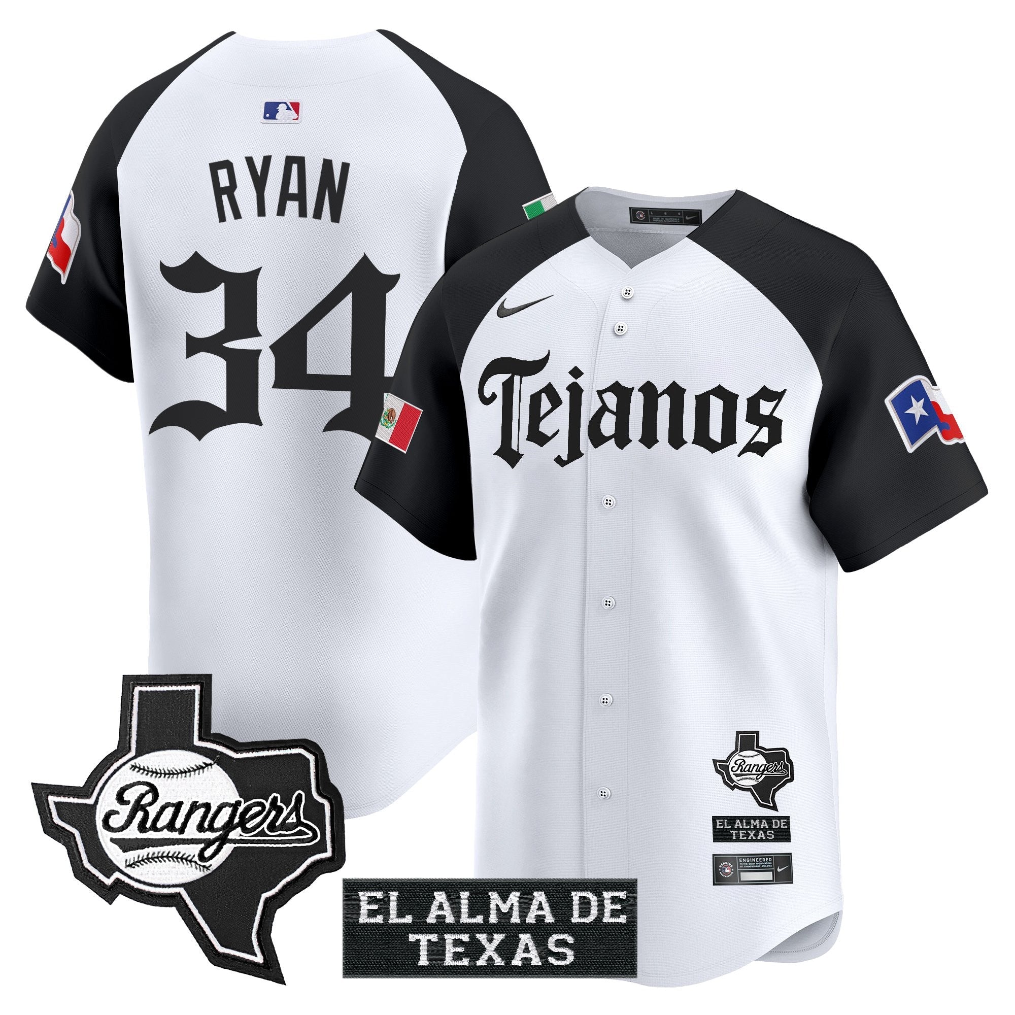 Men’s Texas Mexico Tejano Barrio Style Vapor Premier Limited Jersey