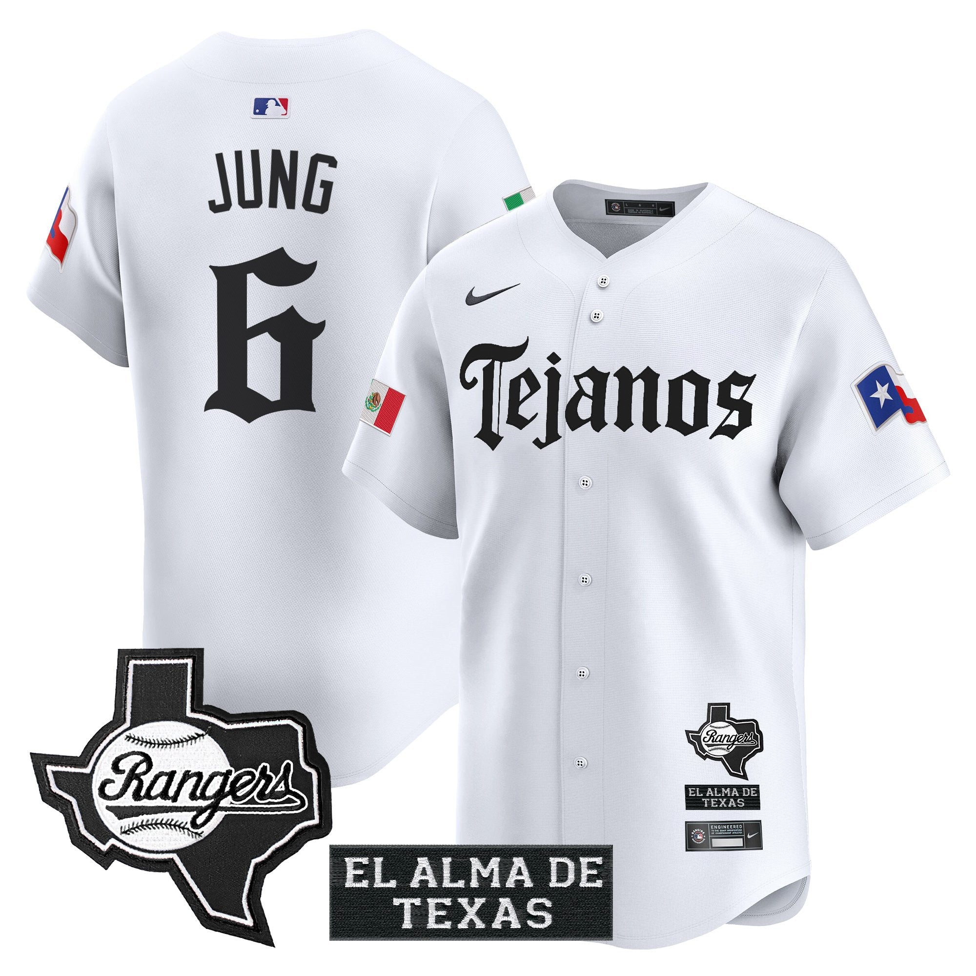 Men’s Texas Mexico Tejano Barrio Style Vapor Premier Limited Jersey